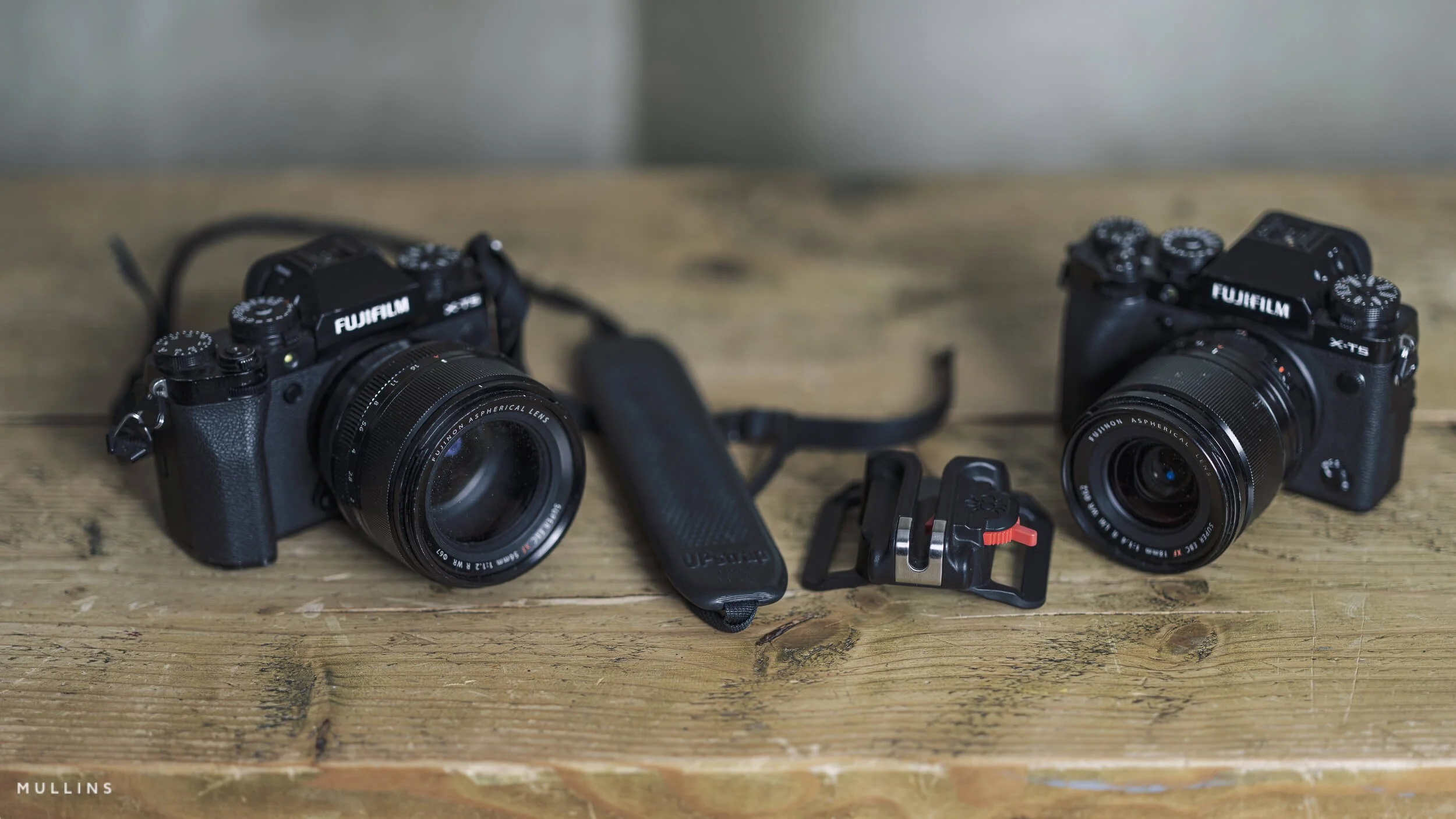 Cameras using UpStrap camera straps