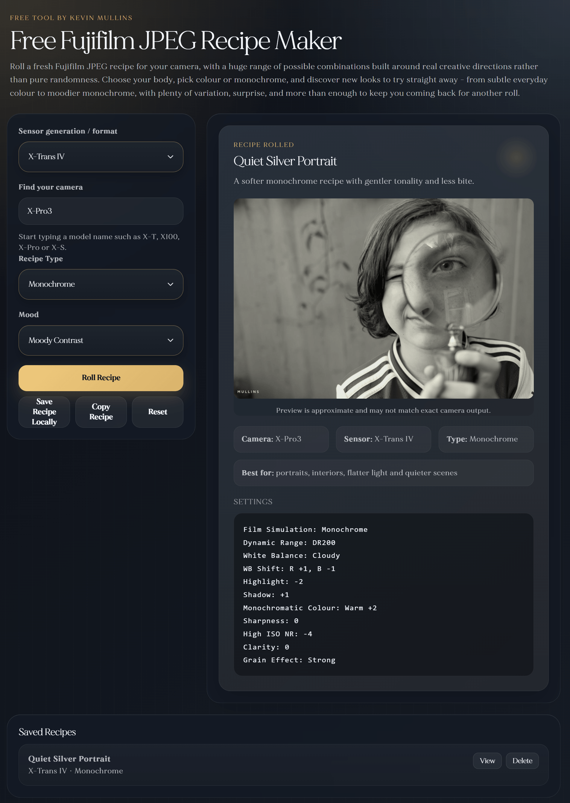 Free Fuji Jpeg recipes