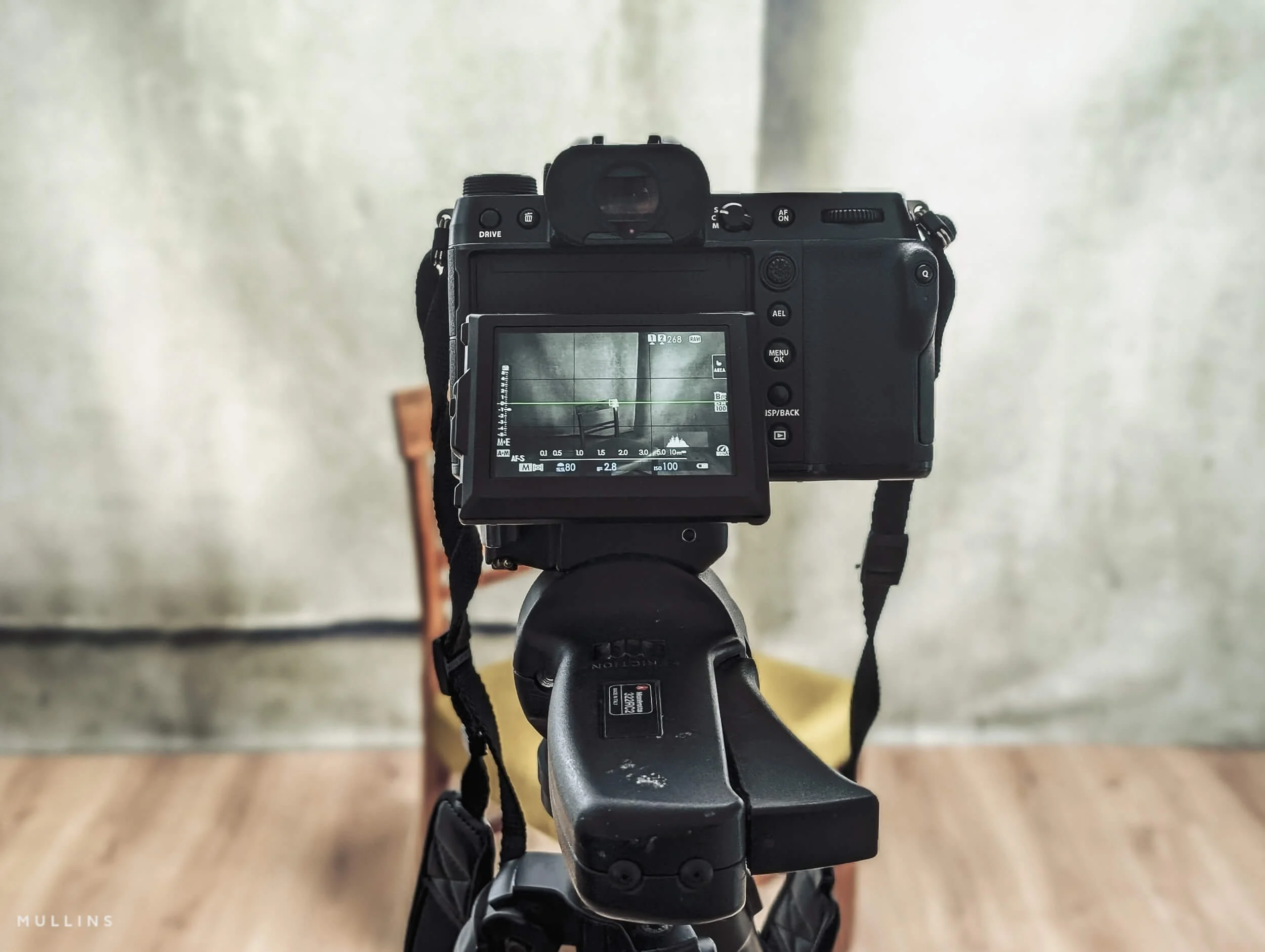 A GFX100S set to Monochrome