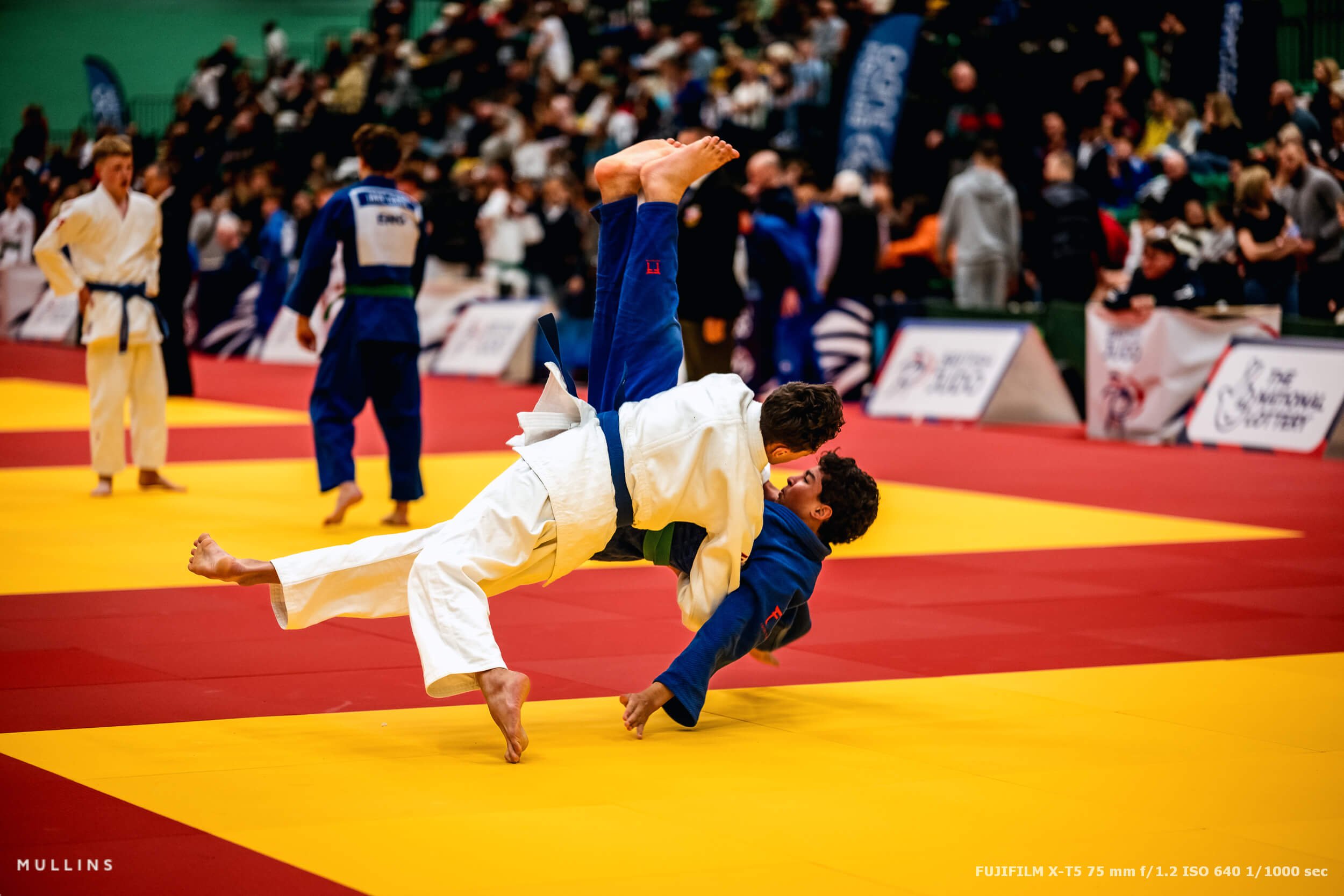 Action sports photograph with subject in focus on fujifilm x-t5