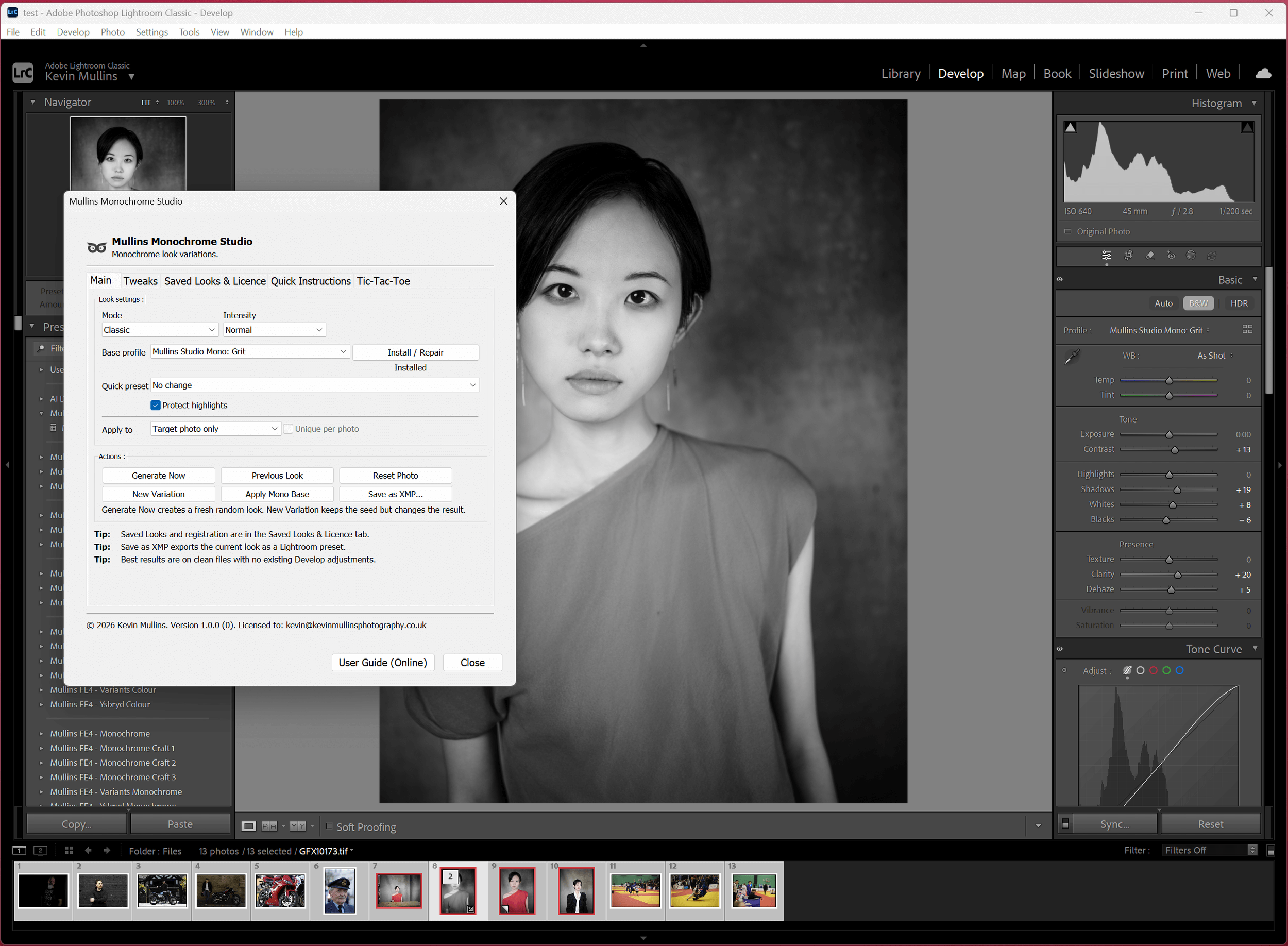 Mullins Monochrome Studio