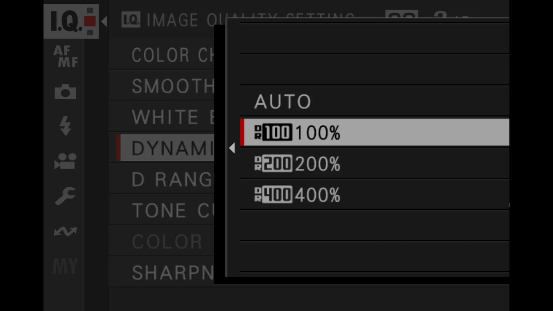 Fujifilm Dynamic Range