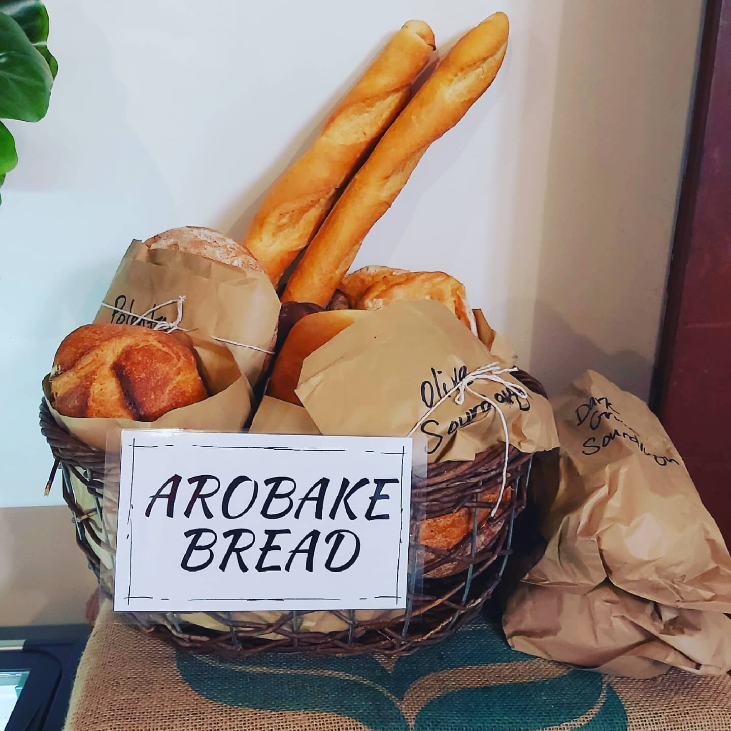 Now stocking Arobake bread.
We use this Sourdoughand Caraway Rye for our sandwiches so you've already been eating the stuff!
Now you can take a loaf home with you on SATURDAYS only!
Great weekend snack.

Stock up for Mother's Day tomorrow ❤

#arobake