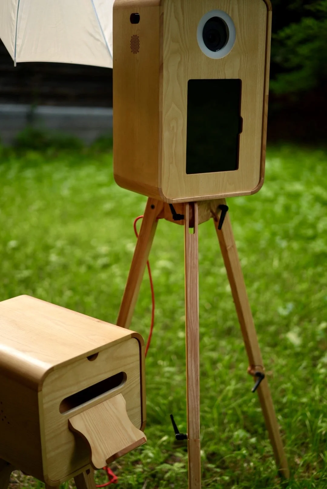 Our Photo Booth on an event in Nature 