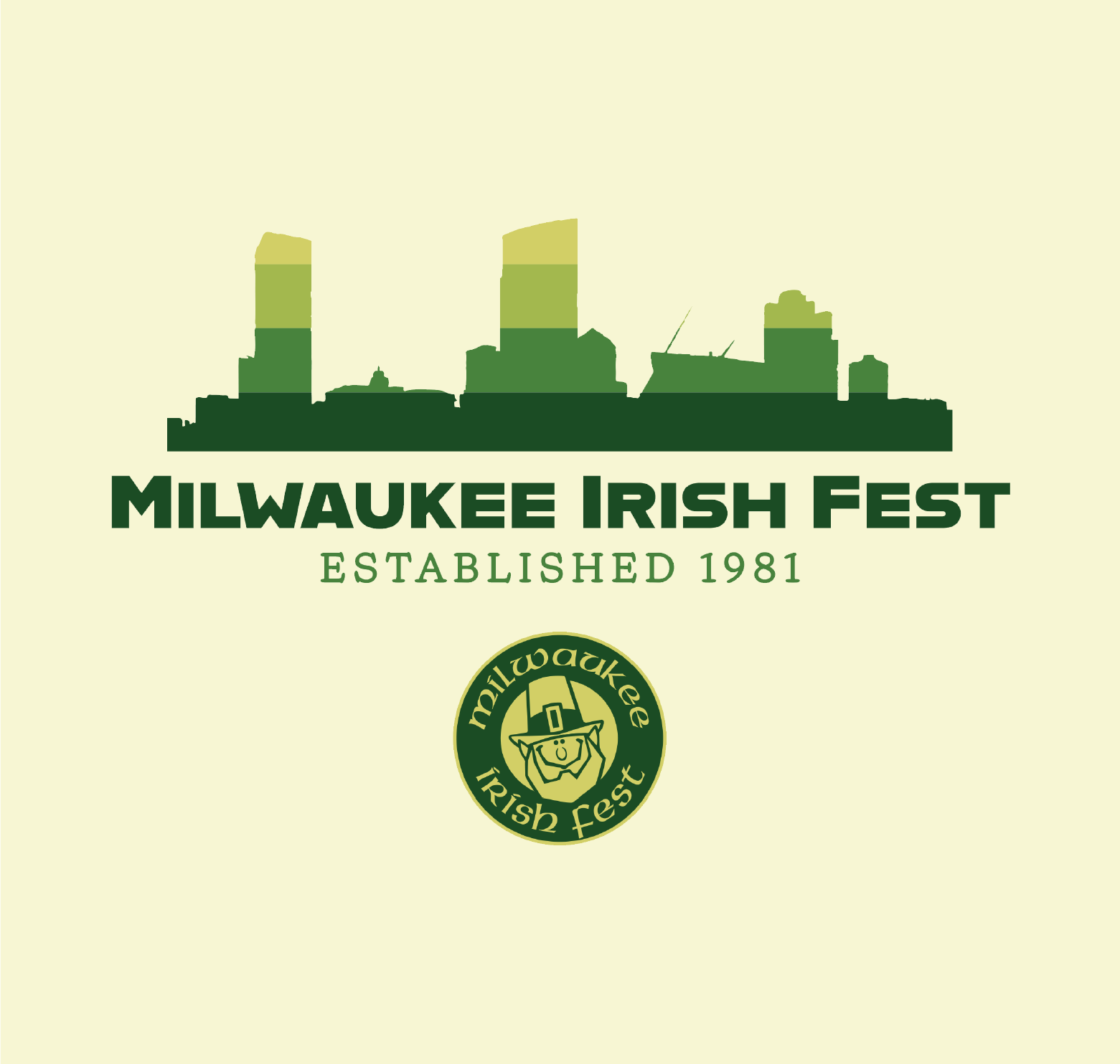 Process work for Milwaukee Irish Fest 2023 St. Patrick's Day