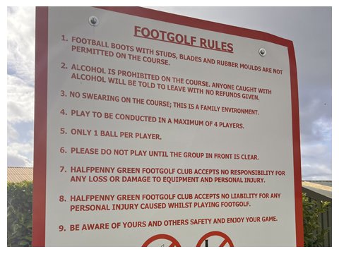Footgolf Rules