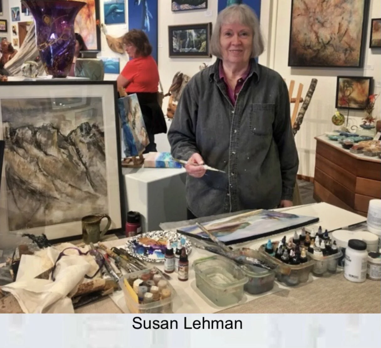Collage Class by Susan Lehman
