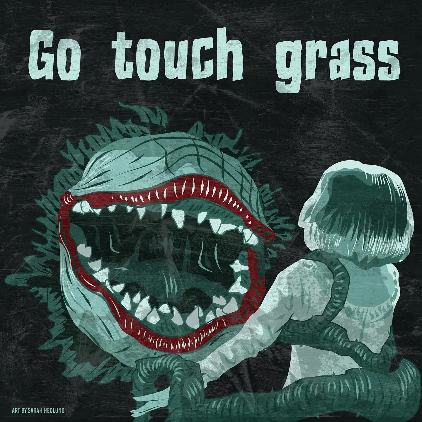 THE HORRORS PERSIST BUT SO DOES HALLOWEEN. Day 11: Take a breather from the internet, get outside, connect with nature and try not to be eaten by a blood thirsty plant from outer space. #fightfacism #resist #halloween #littleshopofhorrors