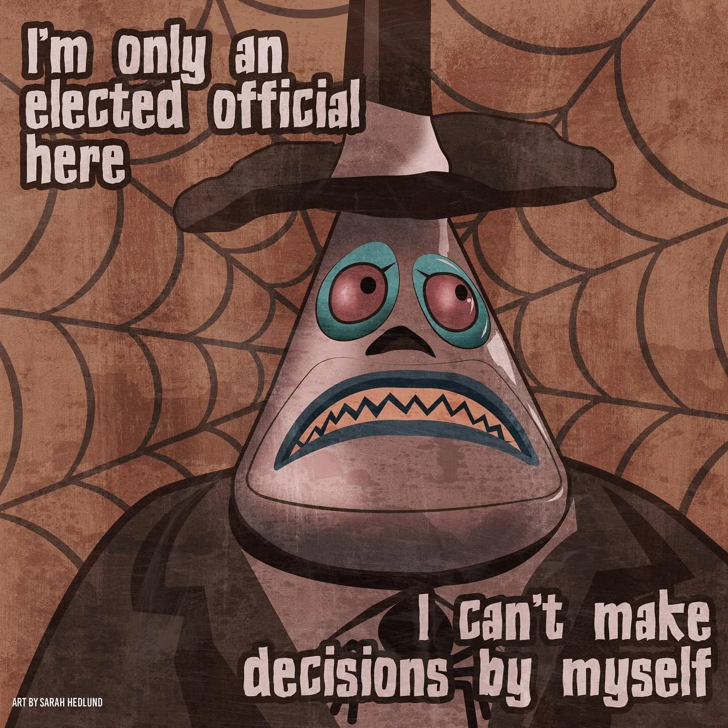 THE HORRORS PERSIST BUT SO DOES HALLOWEEN. Day 30: America is exhausting. #resist #halloween #america #nokings