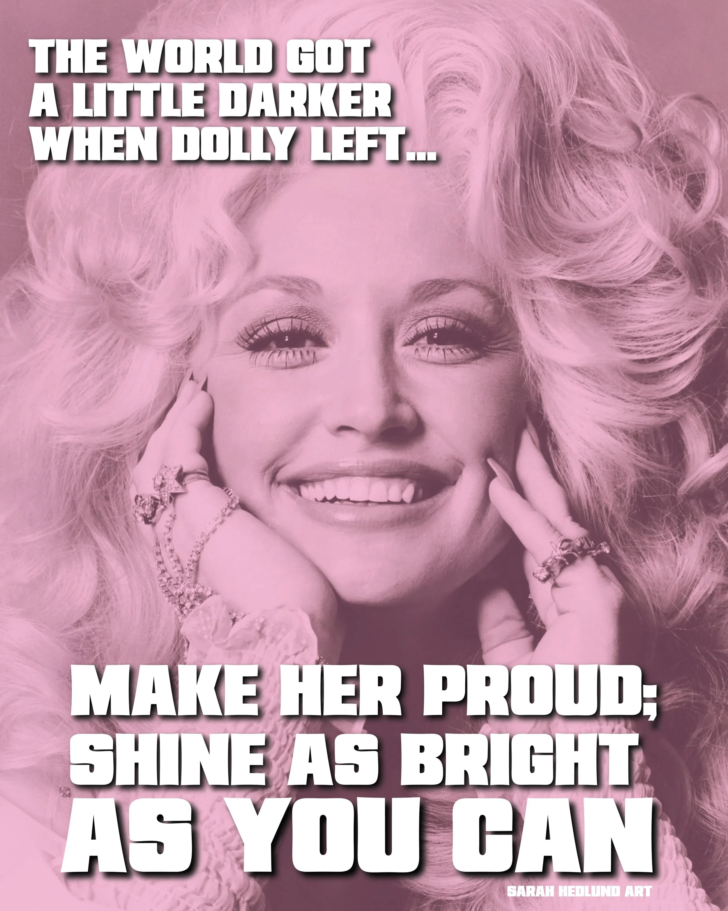 This one hits hard, folks! Dolly was a beam of light, a smart, funny, insanely talented, and monumentally loving person. She invested heavily in improving education and graduation rates in her hometown; she created the @imaginationlibrary , giving aw