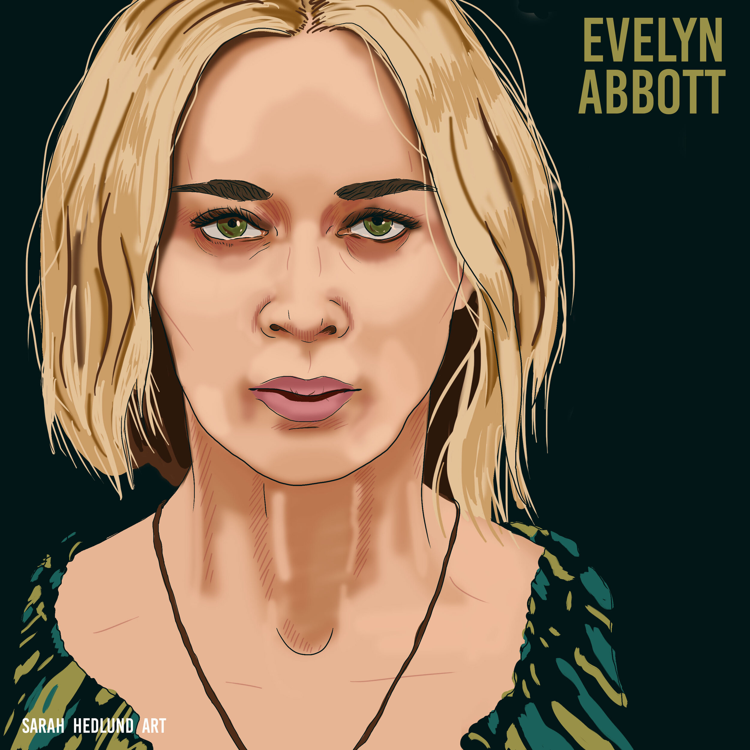 Last Woman Standing Day 16: Evelyn Abbott (Emily Blunt) A Quite Place - 2018