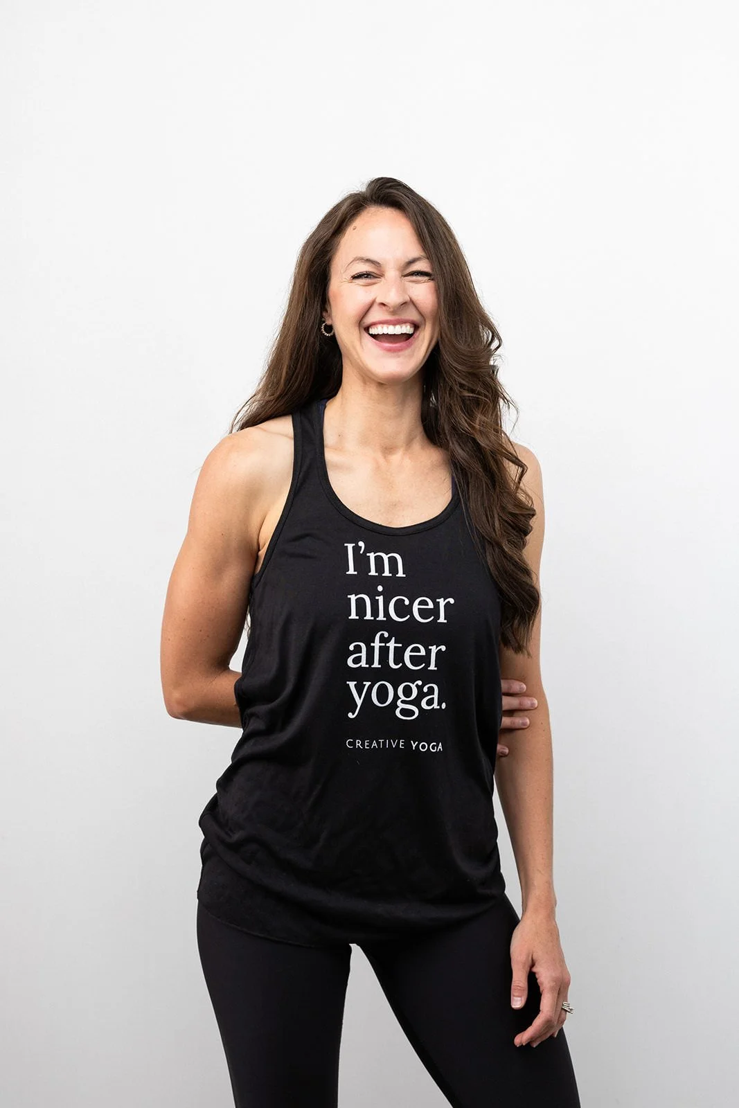 "I'm Nicer After Yoga" Tank + Tee