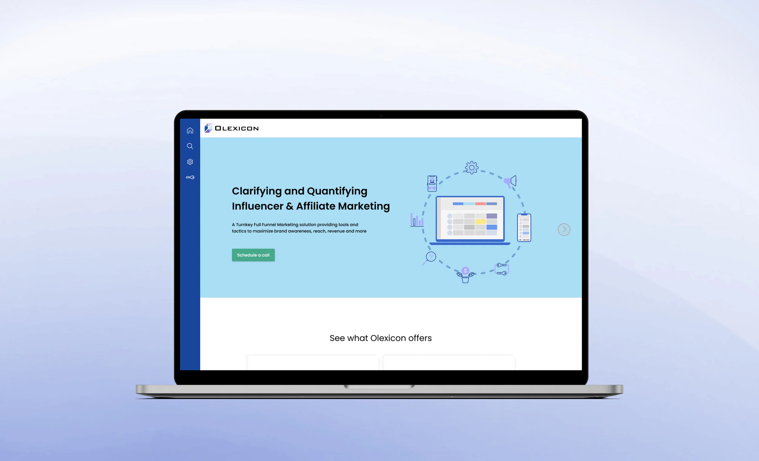 How does Olexicon help growing businesses find and manage influencers?