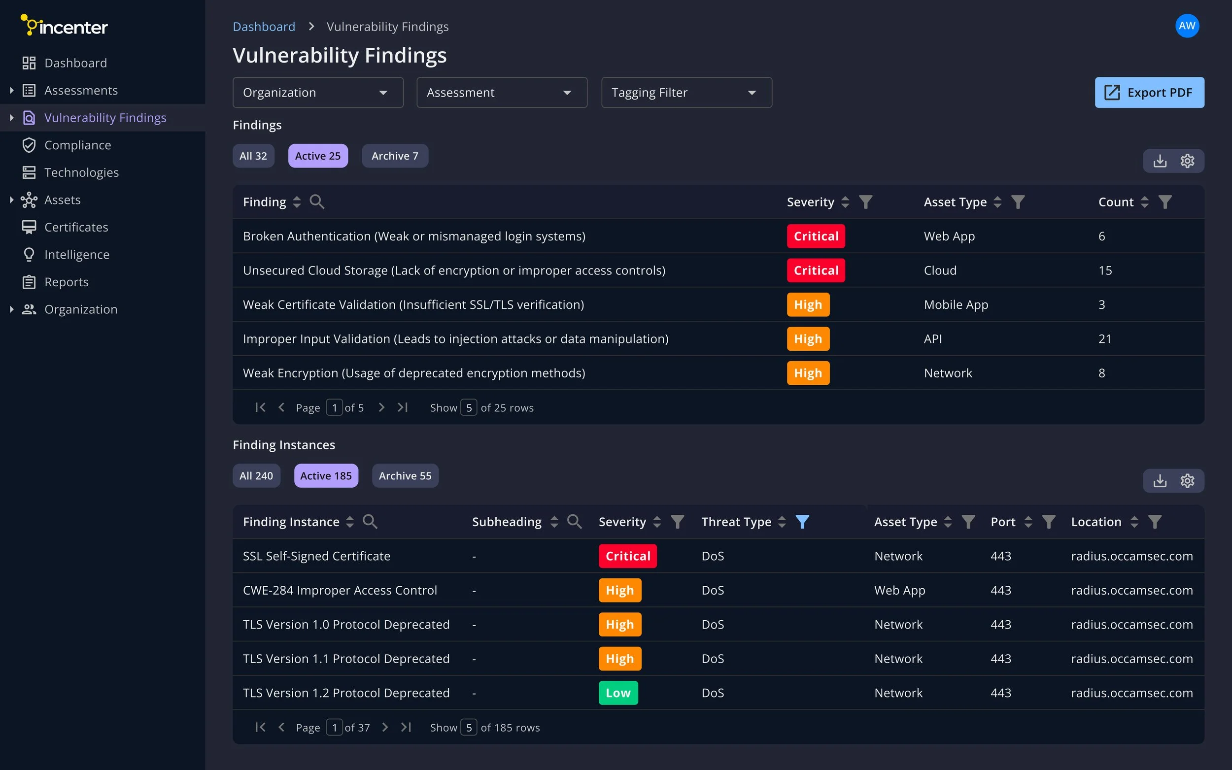 for portfolio - Vulnerability Findings - dark mode.jpg