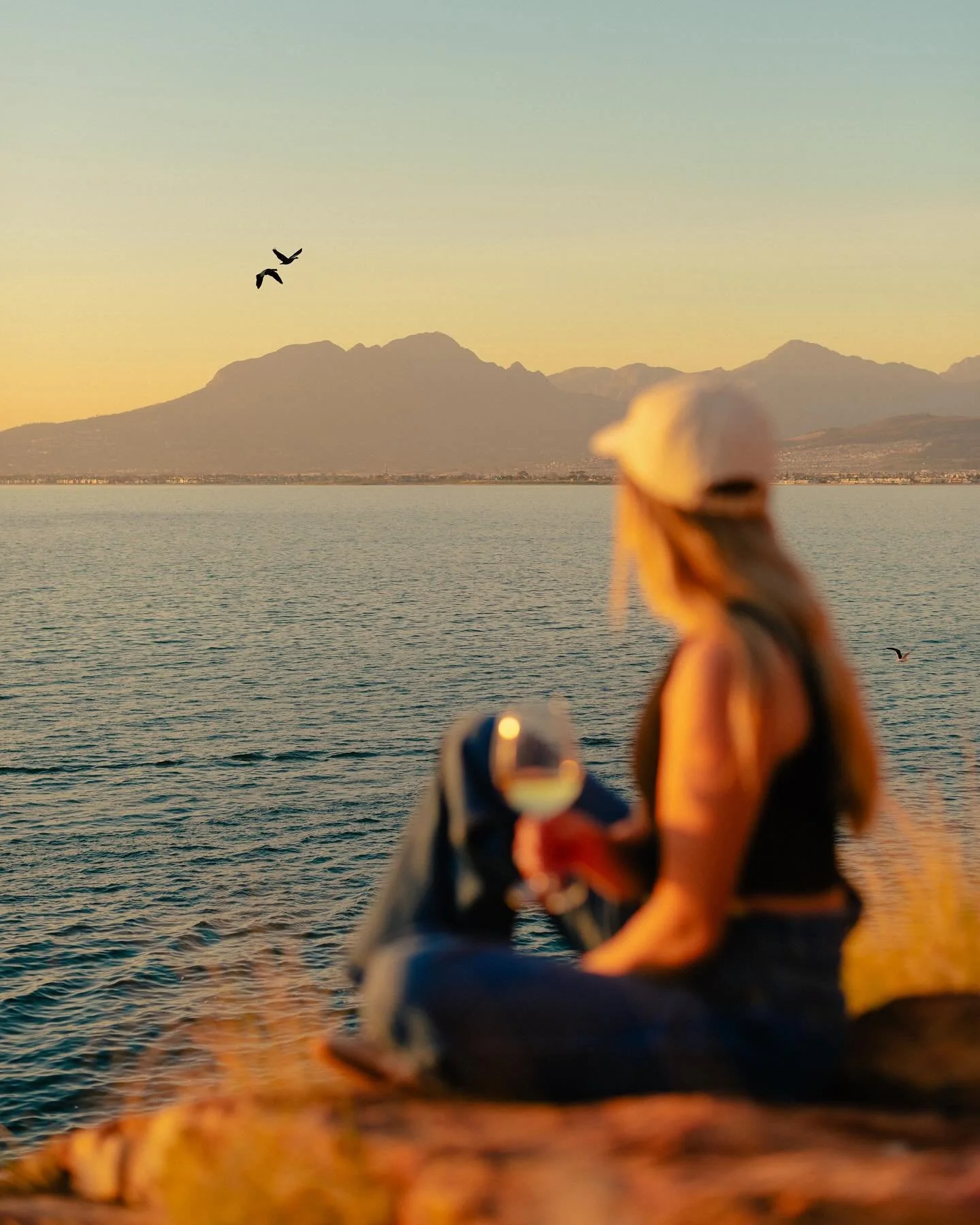 oceanside sunset dates are precisely my love language 🌅 especially when it&rsquo;s paired with &ldquo;pack your camera and drone, I know a spot&rdquo;