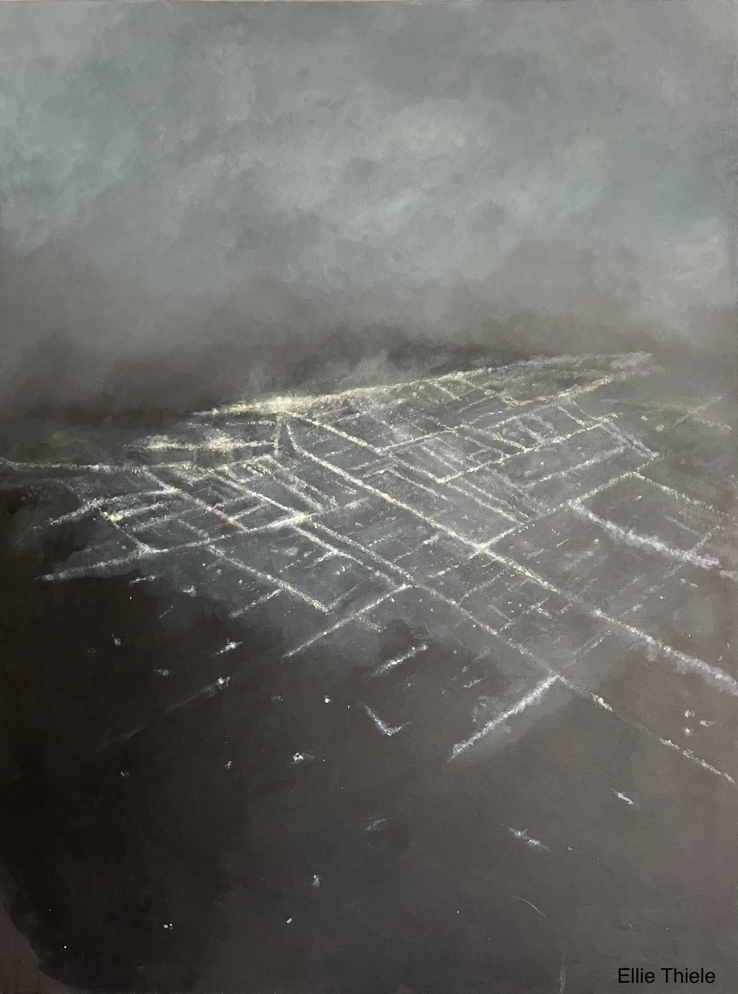 Landing,
48 x 36 inches