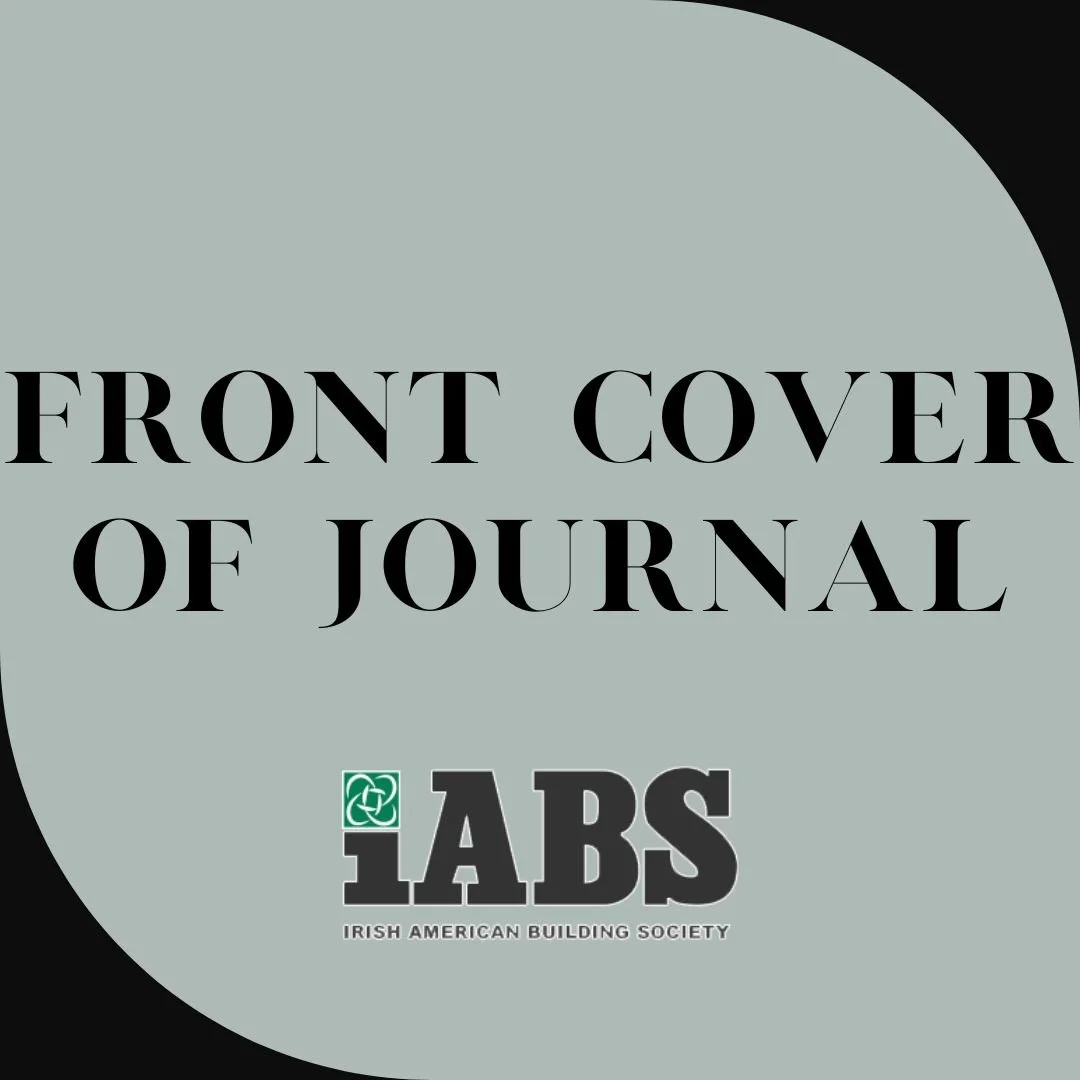 Front Cover of Journal (Inside Cover)