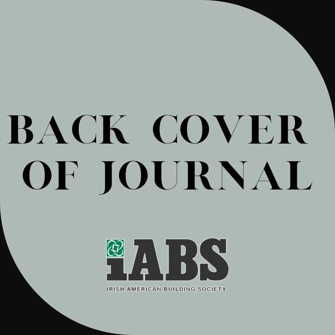 Back Cover of Journal (Inside Cover)