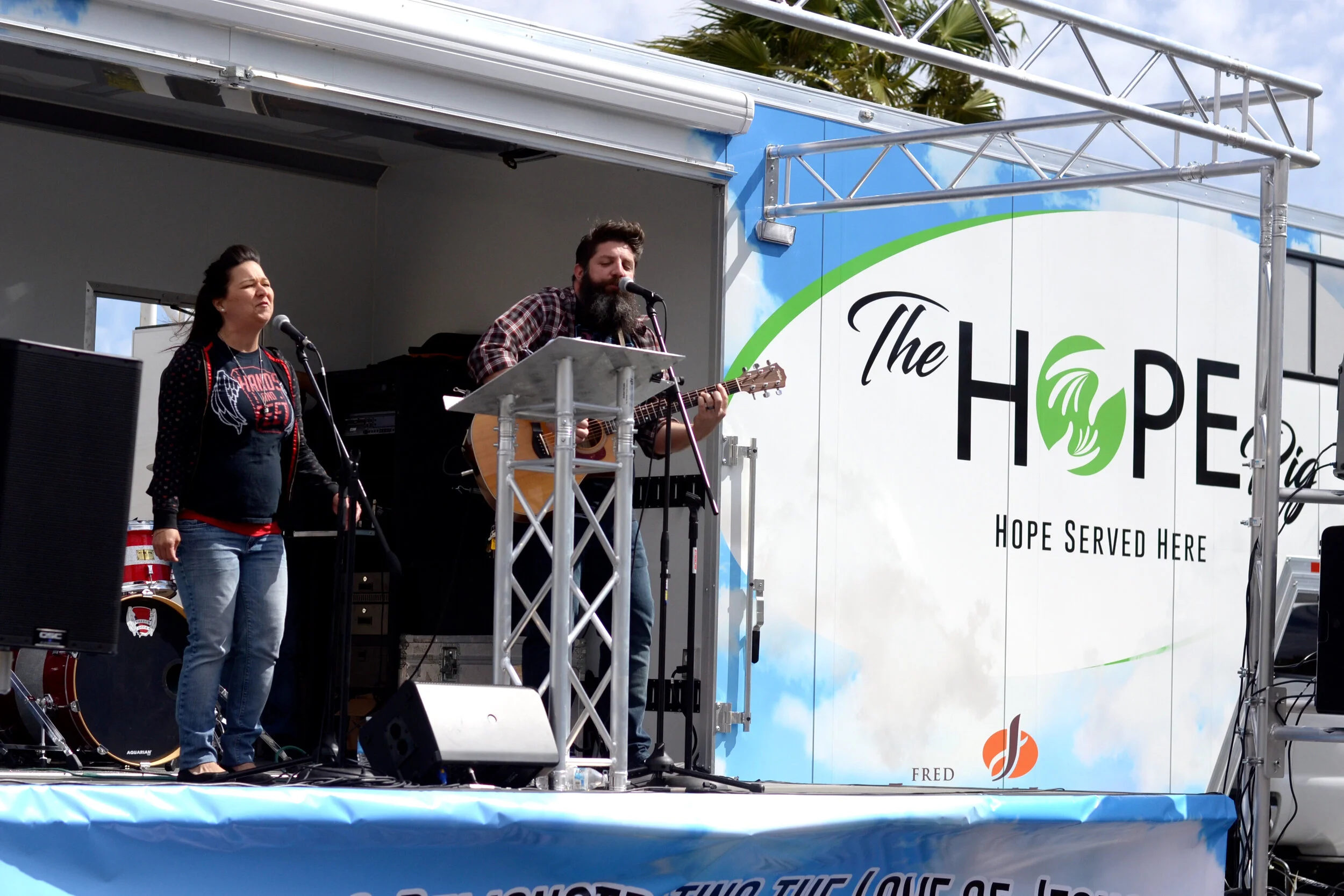 HOPE RIG Outreach at Grace Church in Desert Hot Springs, Southern California