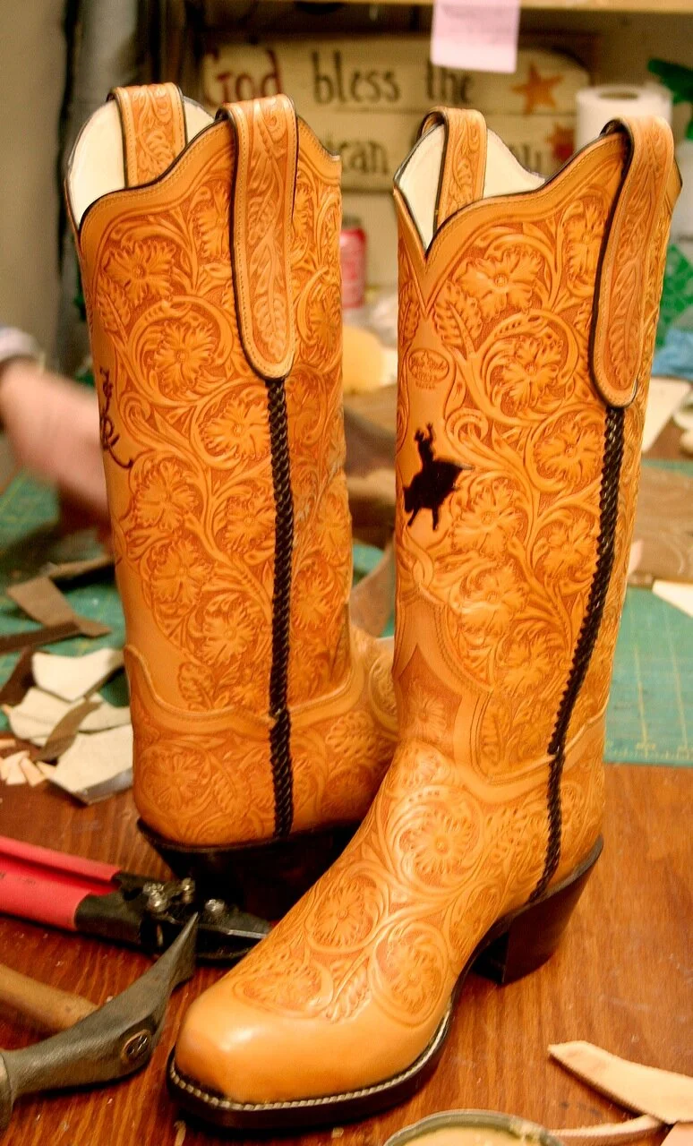 Ghost Rider Custom Cowboy Boots