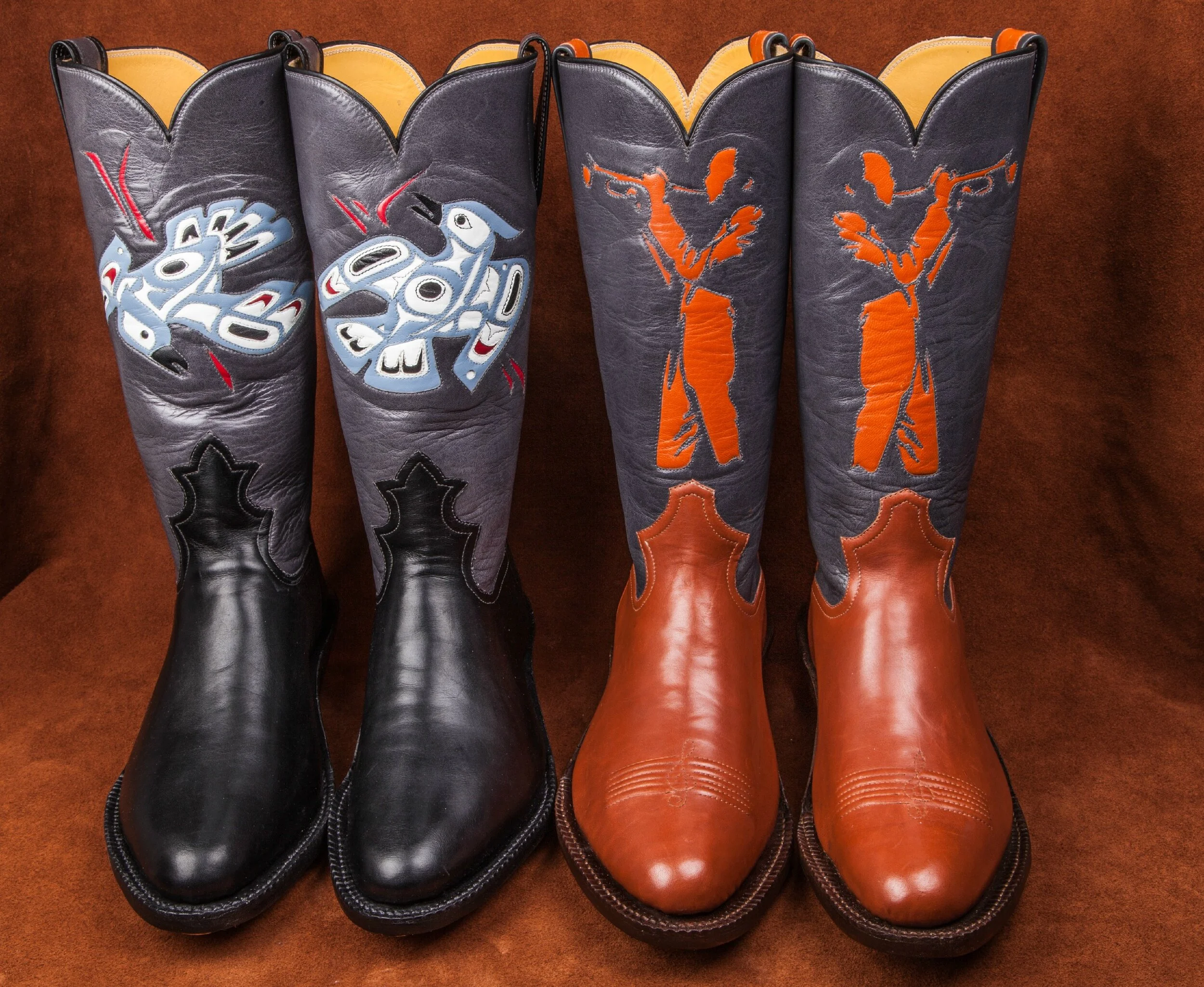 Ghost Rider Custom Cowboy Boots