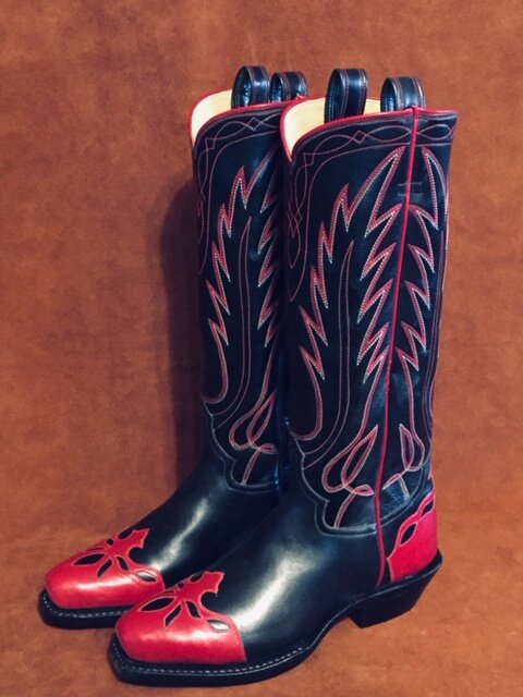 Ghost Rider Custom Cowboy Boots