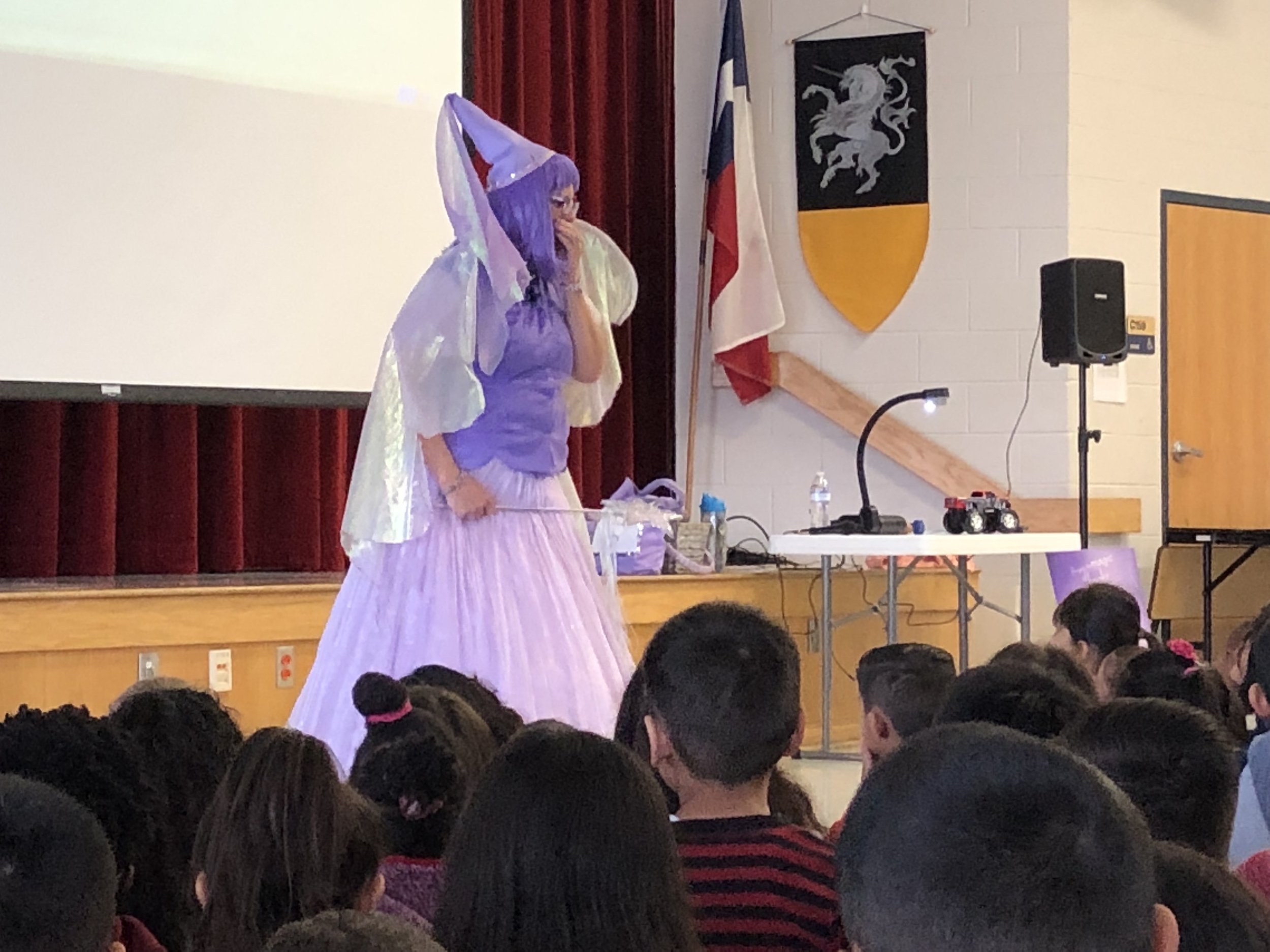 The Book Fairy tells her original story about how she became The Book Fairy.
