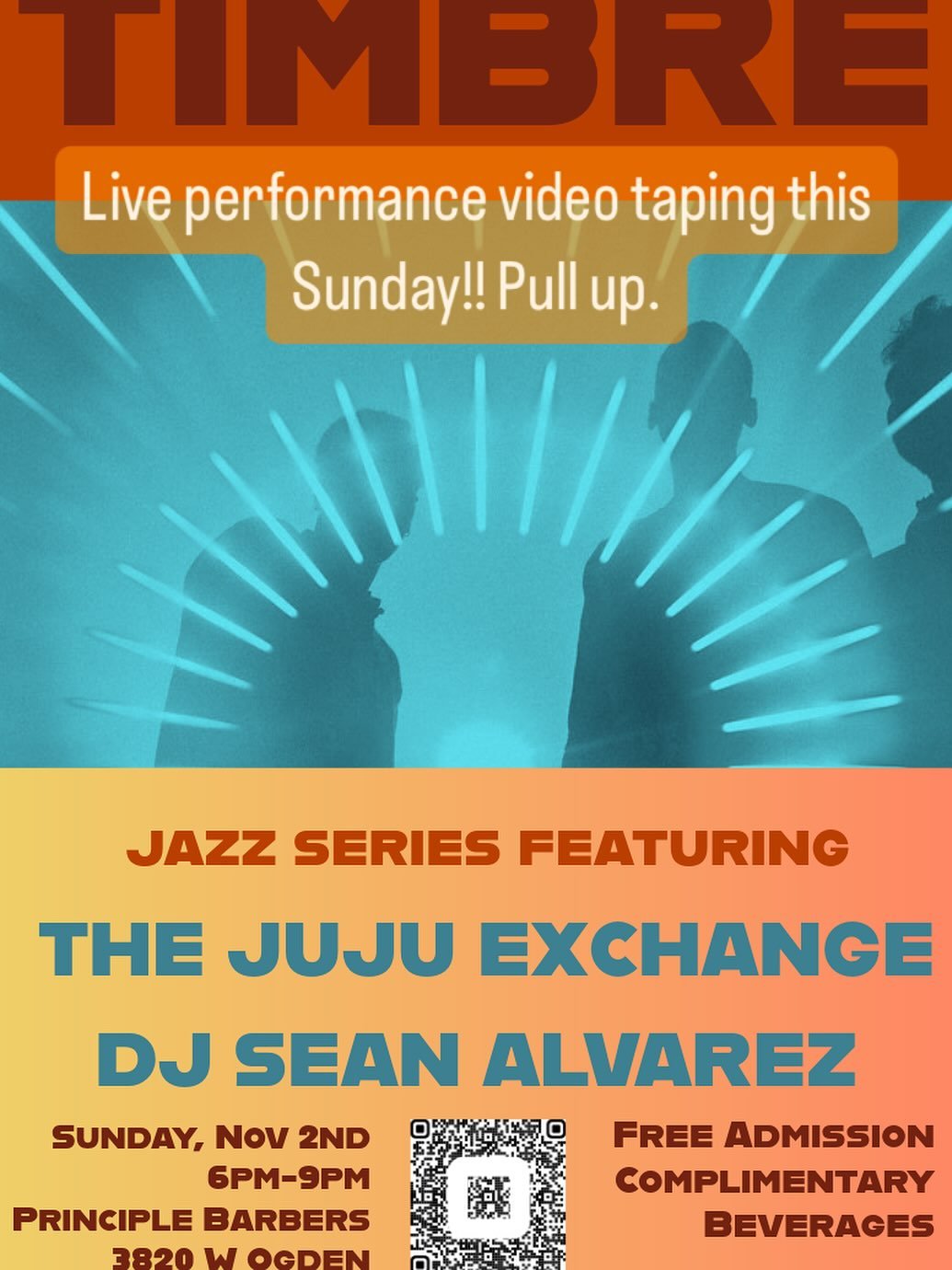 @thejujuexchange @nicosegal @novazaii @runerebrooks live taping this weekend at @principlebarbers Sunday Nov 2, free99. Pull up and enter the behold.

@djseanalvarez spinning starting at 6p. Music at 7p. Oh yes.