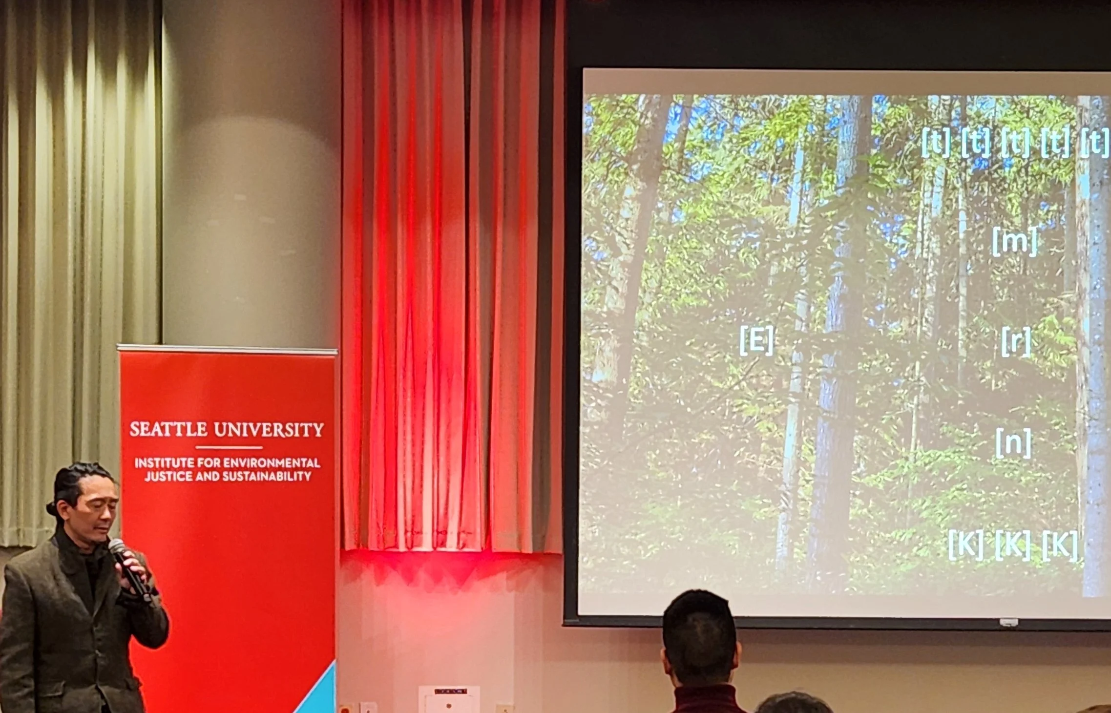 Pan-religious musicial research draws on integral ecology, Chinese mourning rituals, the Catholic mass, and Jesuit discernment principles. [photo by Sophia Hampton]