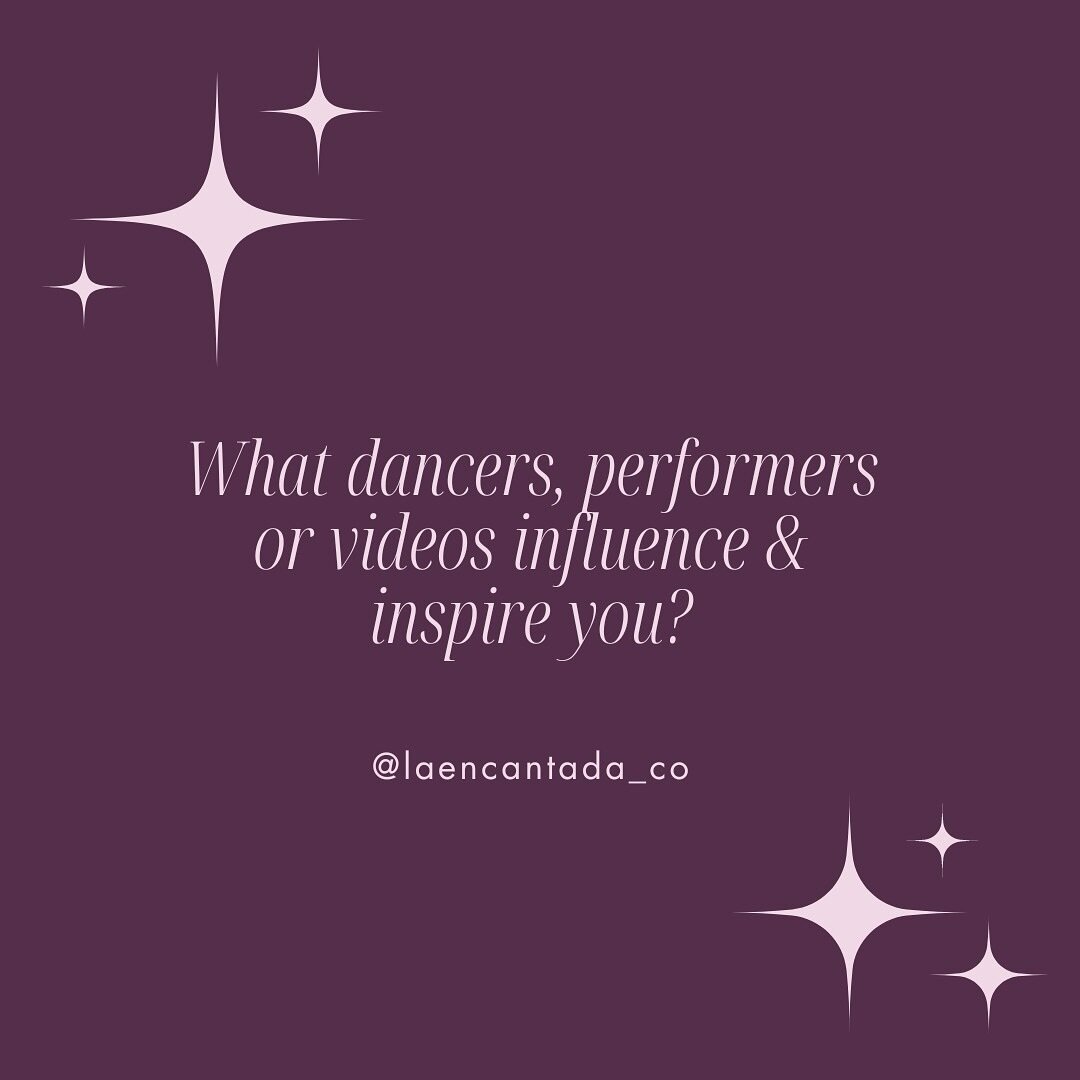 💭 LEC Q&amp;A

&ldquo;What dancers, performers or videos influence &amp; inspire you?&rdquo;

Whether its a fellow student/teacher from LEC or someone you&rsquo;ve seen online, tell us who is influencing and inspiring you currently or share a link t