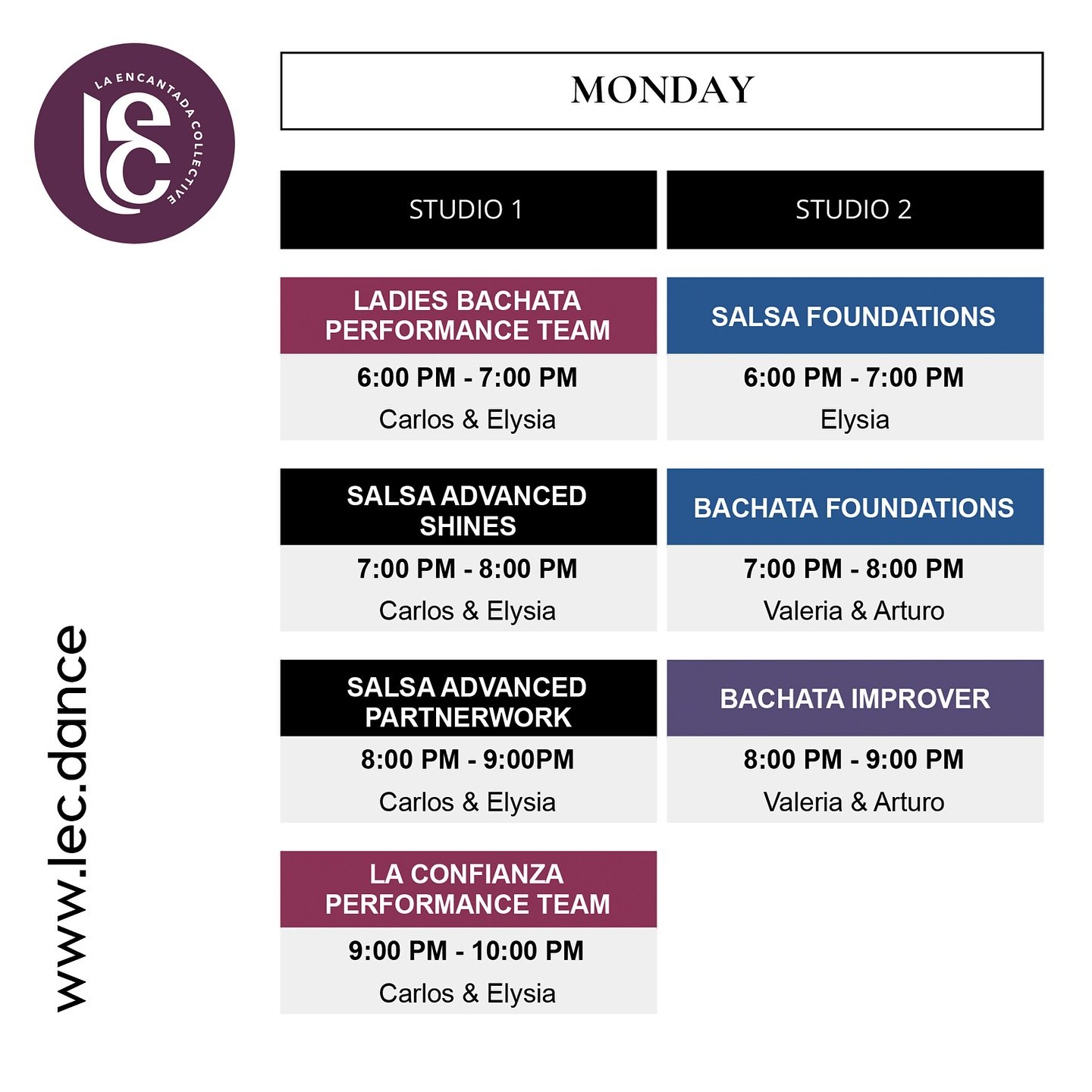 Our Term 3 commences July 15! Will you be joining us? 🔥 Salsa, Bachata, Tango &amp; more! 

LEC is Australia&rsquo;s leading Latin dance academy. Learn to dance with us from scratch, or take the next steps to becoming a master Salsero or Bachatero w