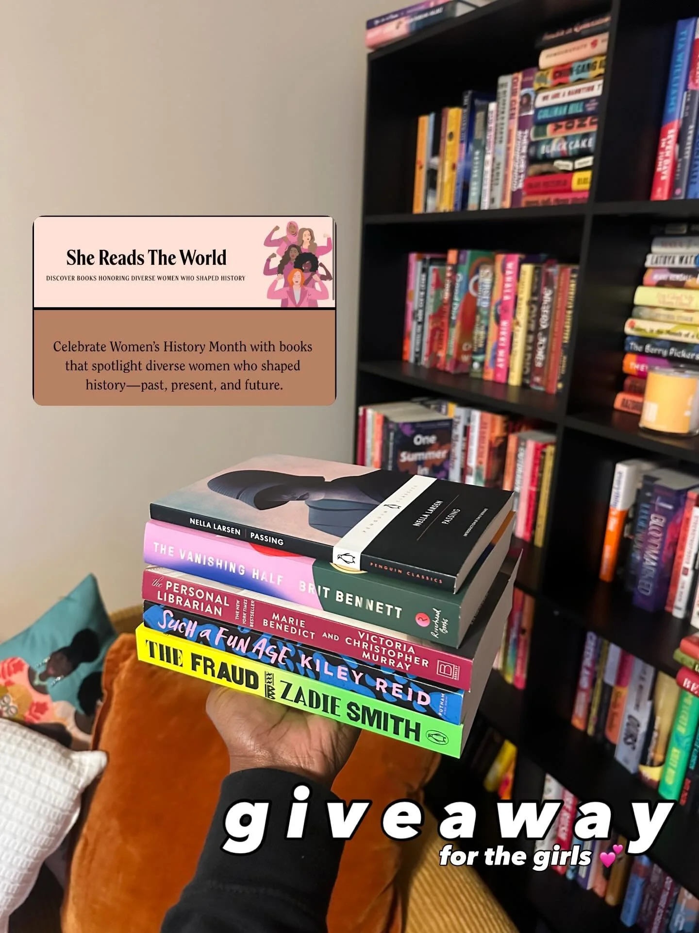 💕 giveaway 💕 to celebrate Women&rsquo;s History Month in partnership with the great team over at @penguinrandomhouse!

This entire stack of books could be yours. PRH has shared a collection of stories to help you discover women who shaped history &