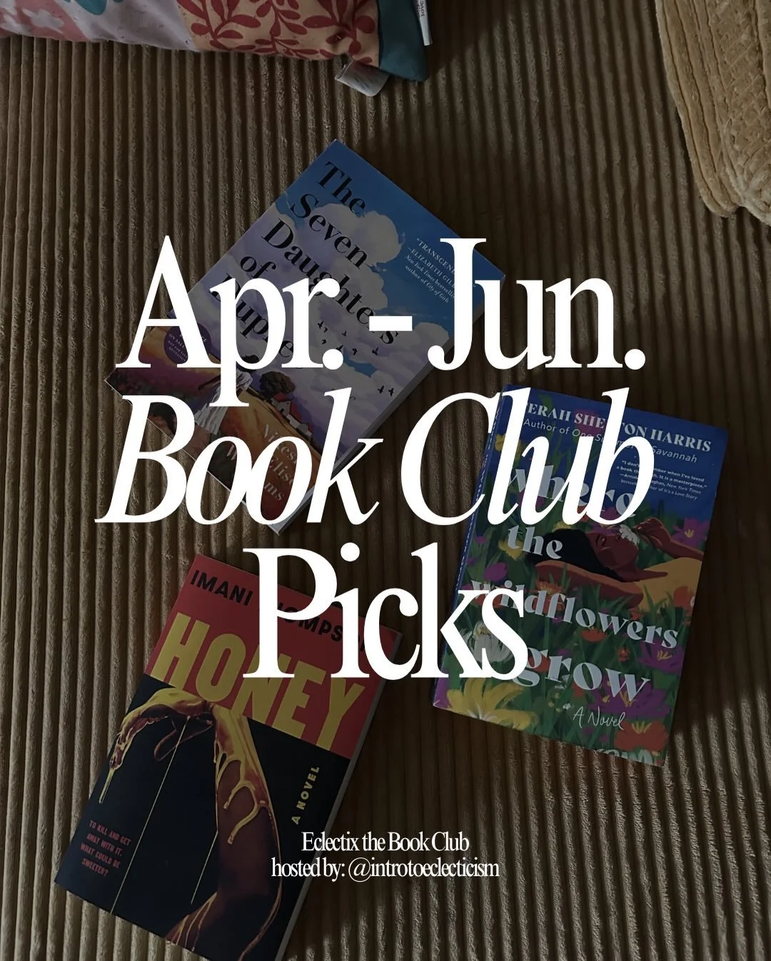 The next three Eclectix the Book Club picks are in 💚🤗✨ if you haven&rsquo;t joined the club before, swipe through to get allll the info you need. 

Discover new books by Black authors with other eclectics all year long, either virtually or in-perso