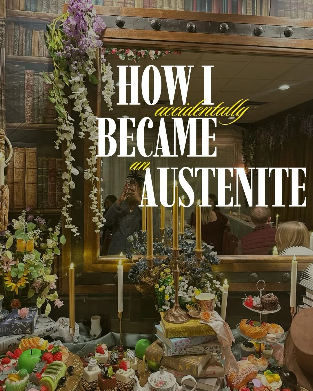 there&rsquo;s no one to blame but @sevicherestaurant for my new found love of Jane Austen, more specifically Pride &amp; Prejudice✨ their dinner and a movie series is an entire experience, including a five-course dinner with drink pairings inspired b