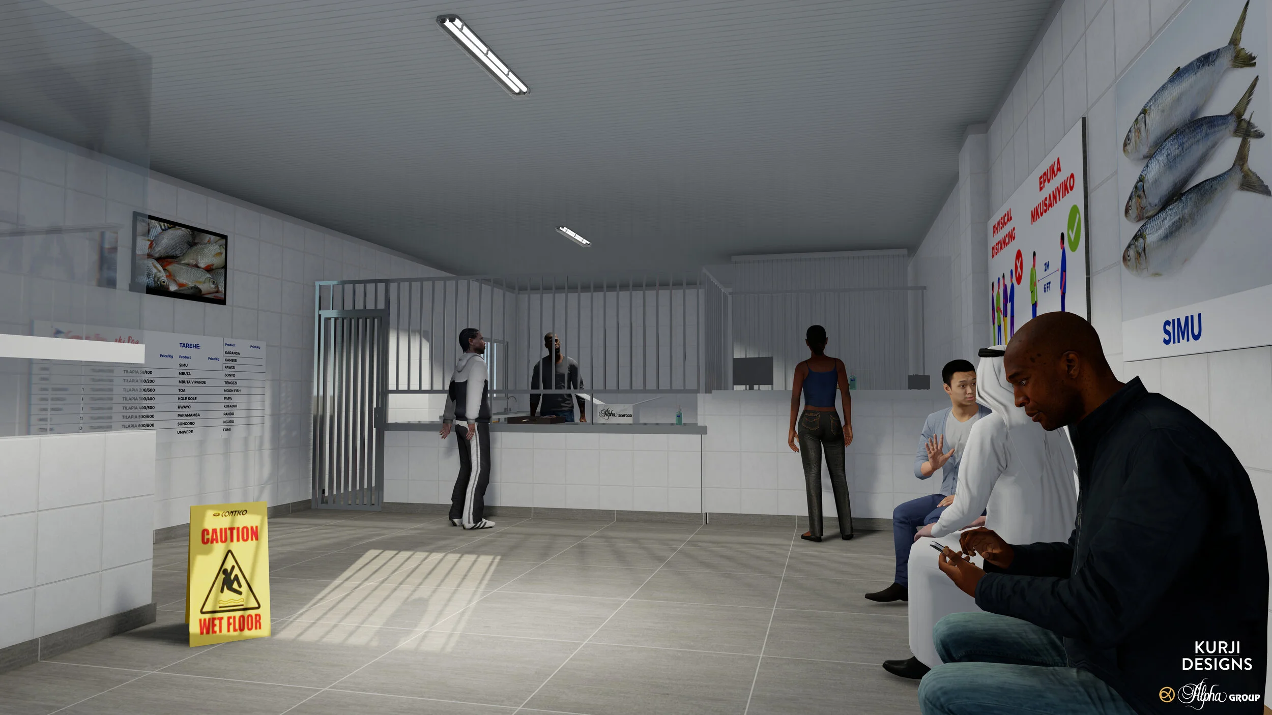 Customer Waiting Area
