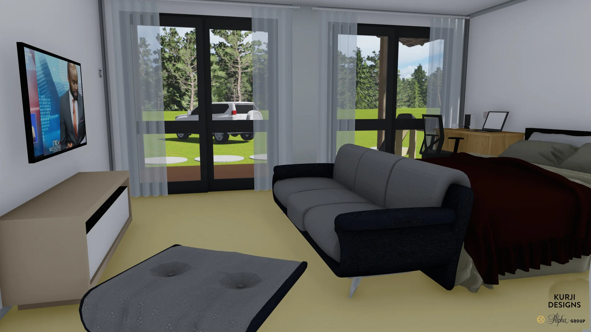 Master Bedroom (View 1)