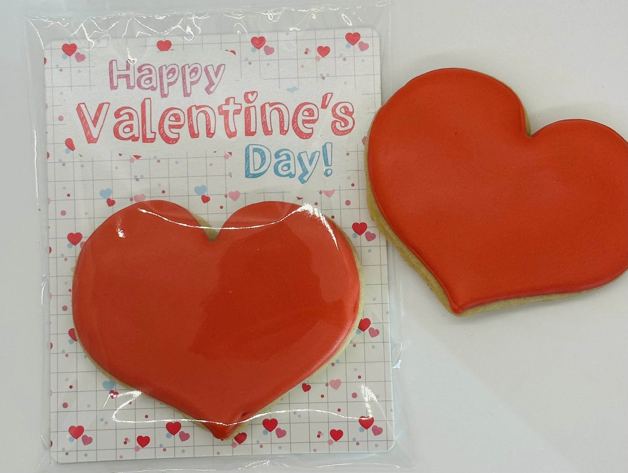 Single Happy Valentine's Day School Cookie