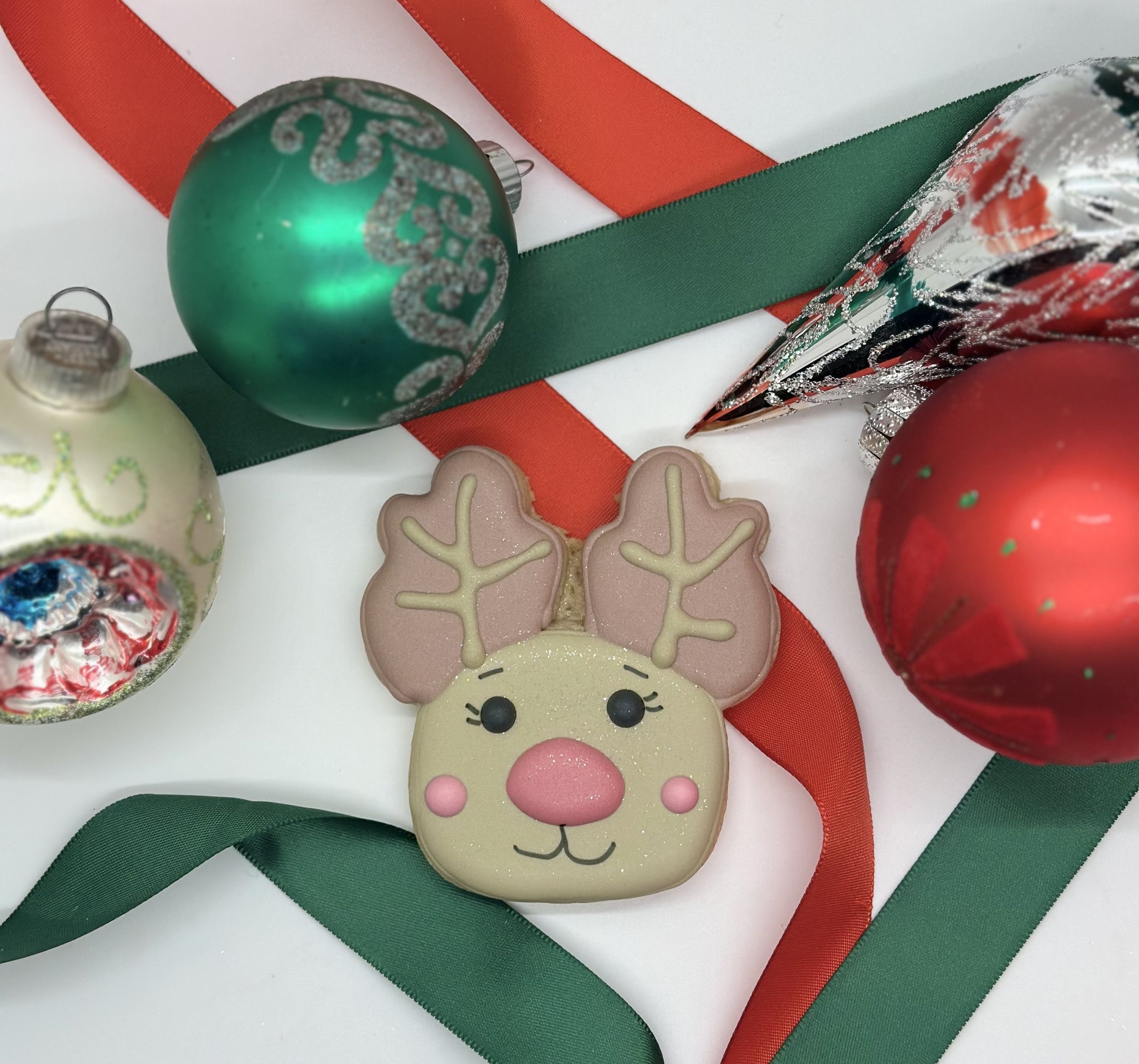 Single Rudolph Cookie