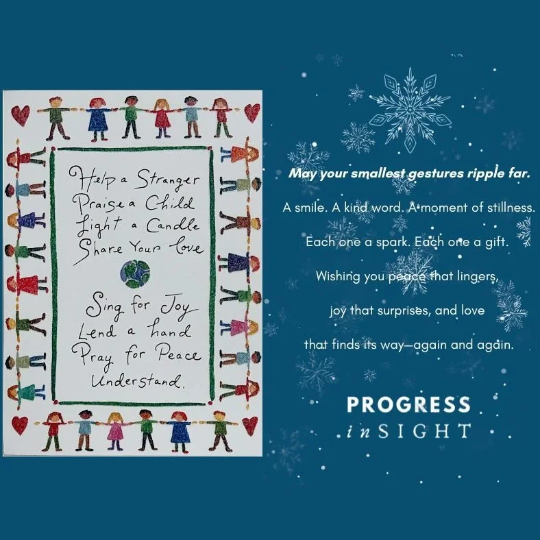 These cards felt like a gentle reminder of what truly matters. 
Wishing you love, empathy, and special moments this season.
Merry Christmas &amp; Happy New Year!🎄🎉