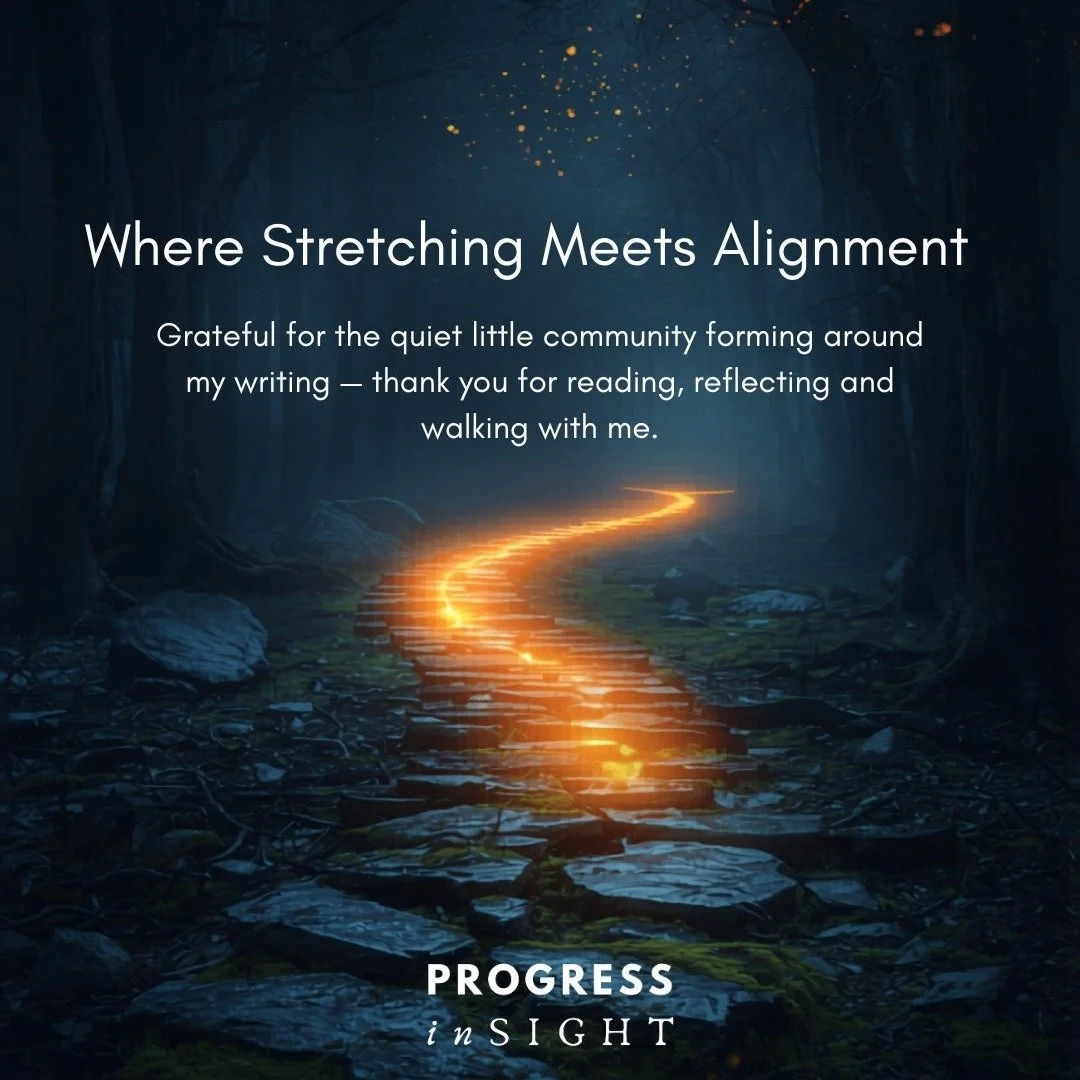 Grateful for the quiet little community forming around my writing &mdash; thank you for reading, reflecting, and walking with me.

If you missed my latest piece, it&rsquo;s still sitting with me. Maybe it will speak to you, too.
https://www.linkedin.