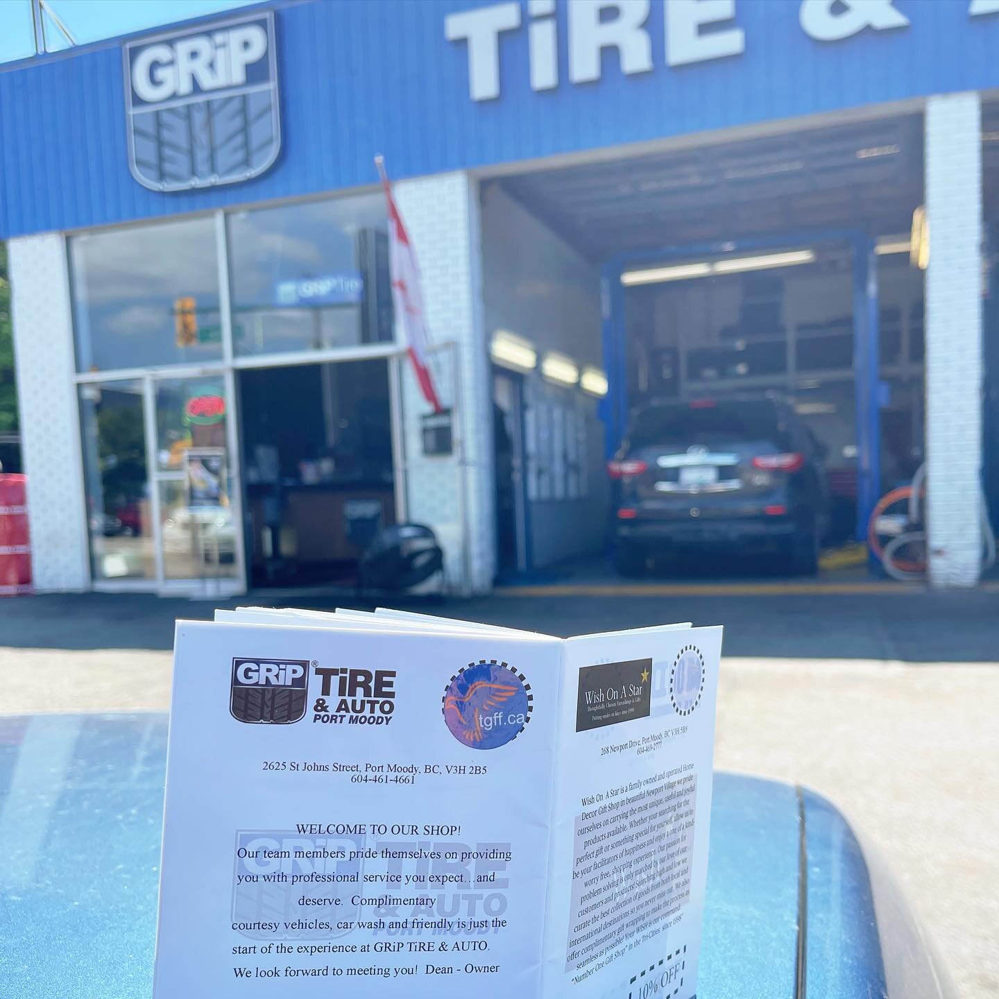 Going away this weekend? Don't forget to get your oil changed and car tuned up! Visit our friends at Grip Tire &amp; Auto Port Moody with your passport and receive a free oil change voucher. (Expiry December 31, 2021)
* Up To $75.00
* Call to make an