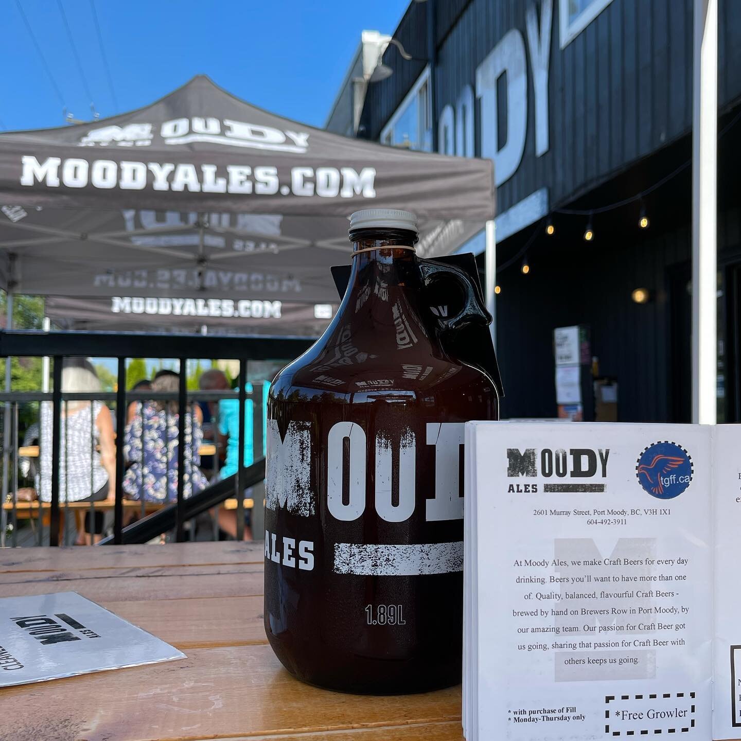 It's Thirsty Thursday!! Grab your Tour the Tri-cities passport and stop by Moody Ales and get a free growler with any purchase of fill. Monday -Thursday only. 

#thegoutsissonff #tourthetricities #moodyales #portmoody #pomo #thirstythursday