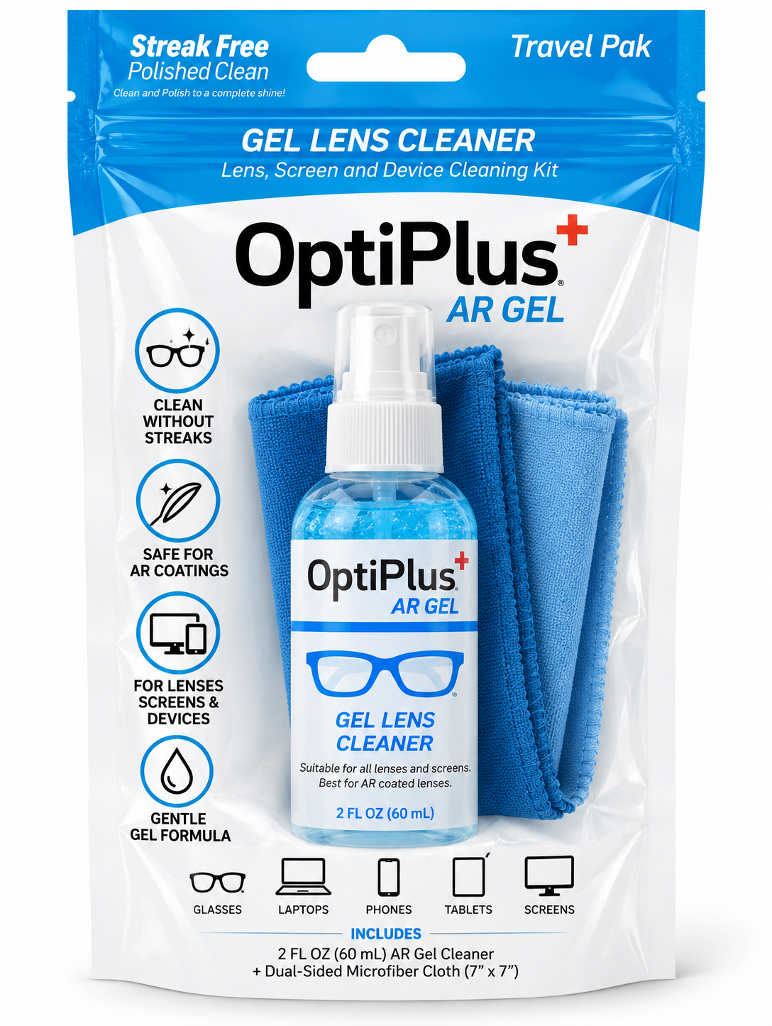 OptiPlus AR Gel Cleaner