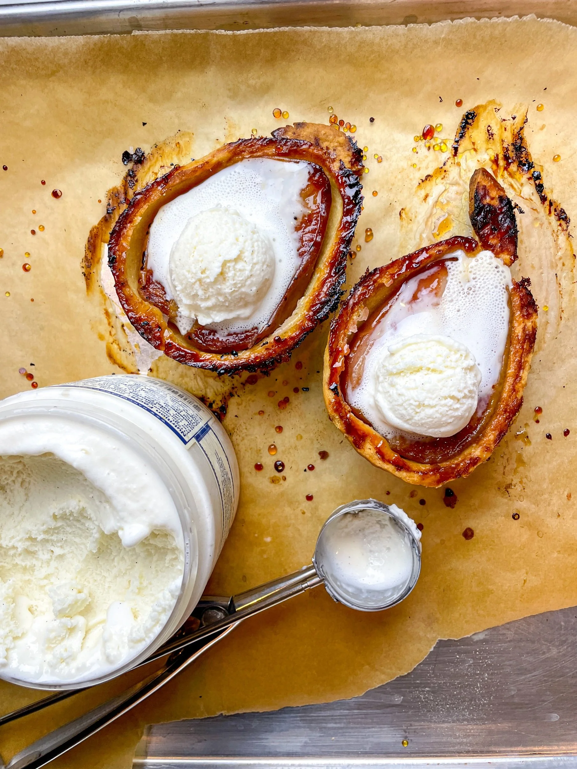 Tartas de Pera al horno