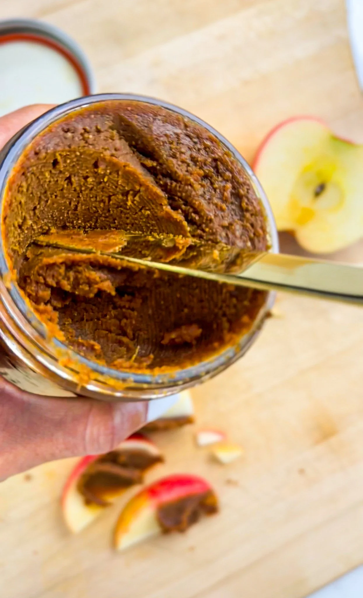 Mantequilla de nuez y especias de calabaza