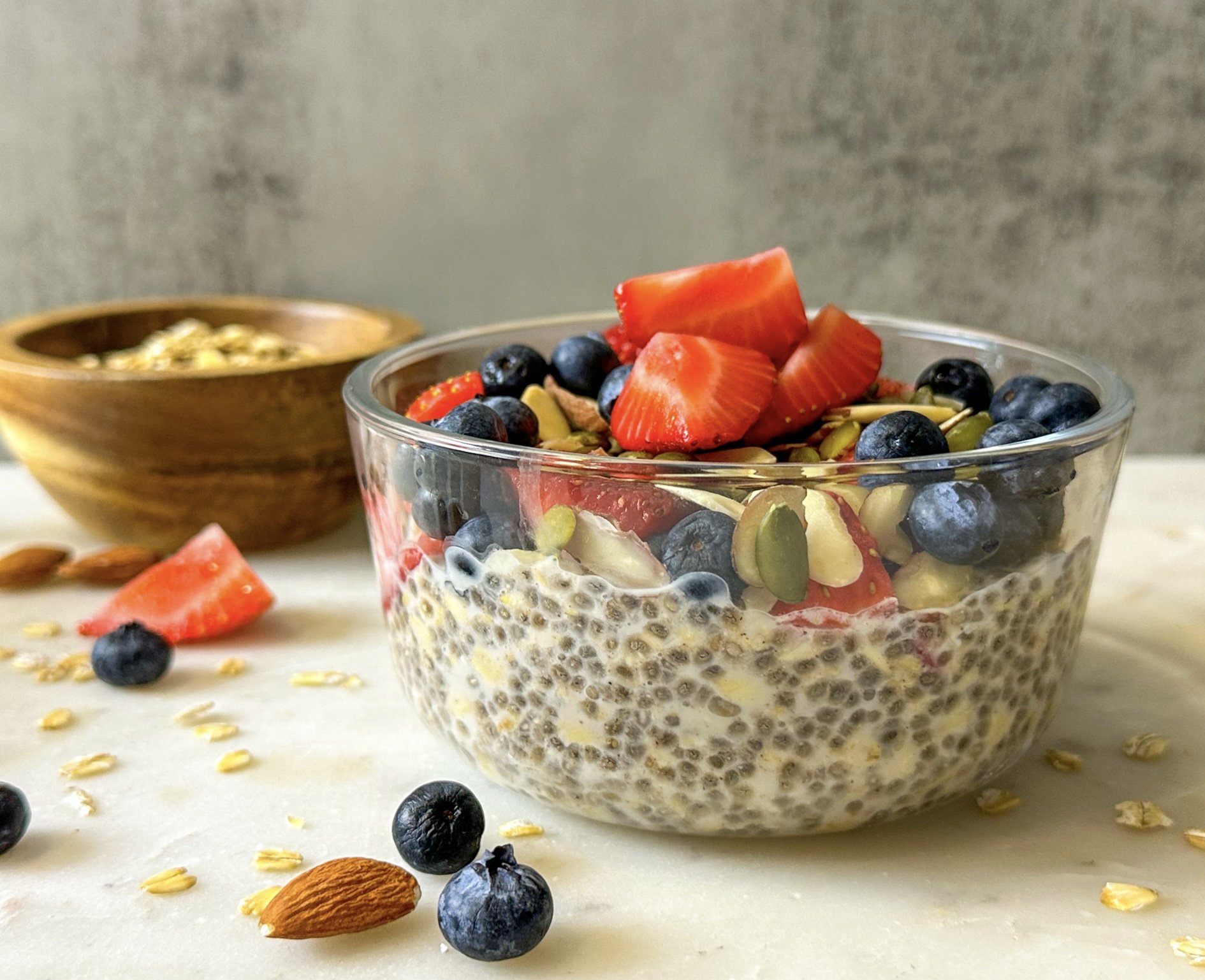 Overnight Oats and Chia Parfait