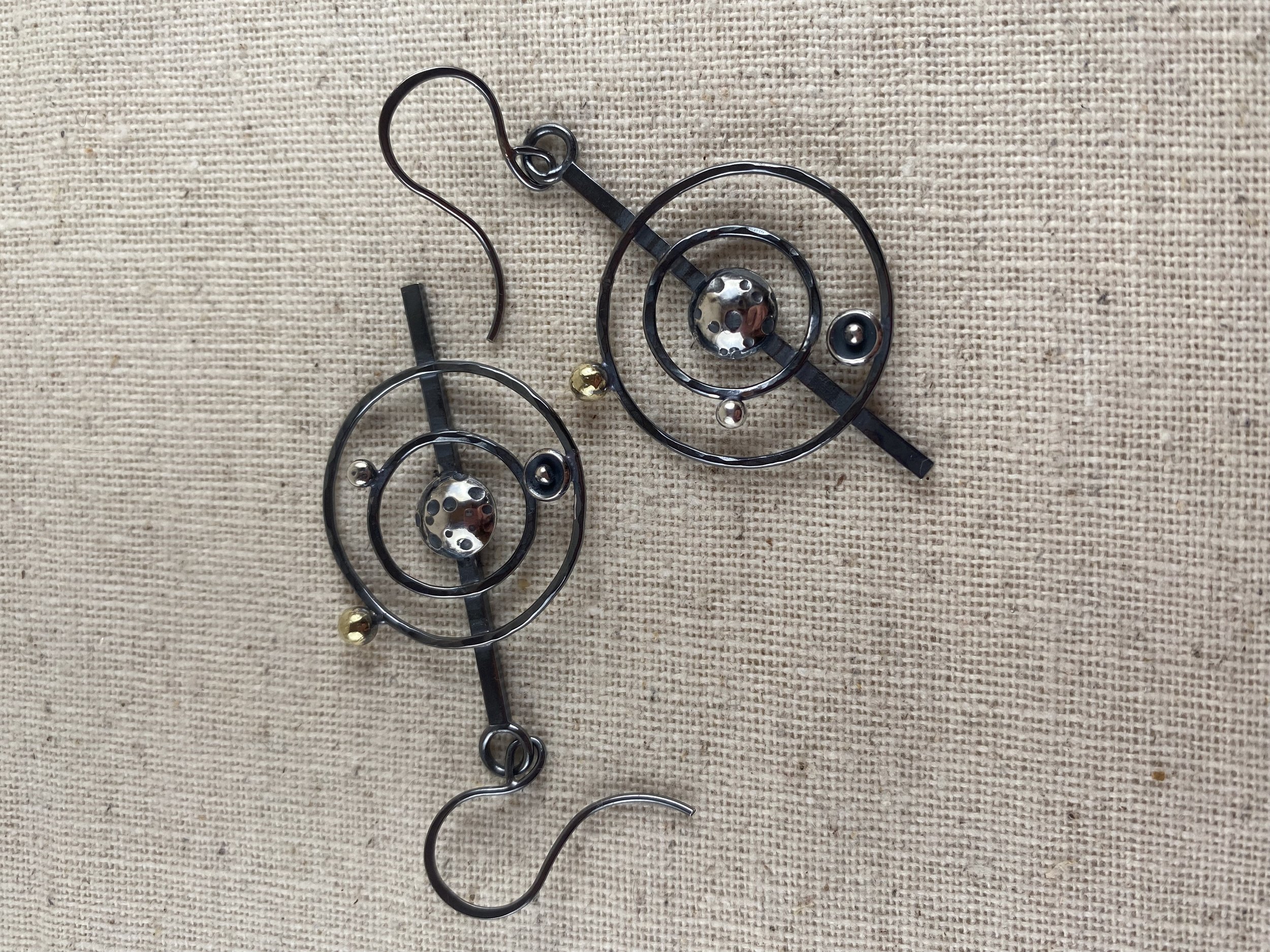 Solar system earrings