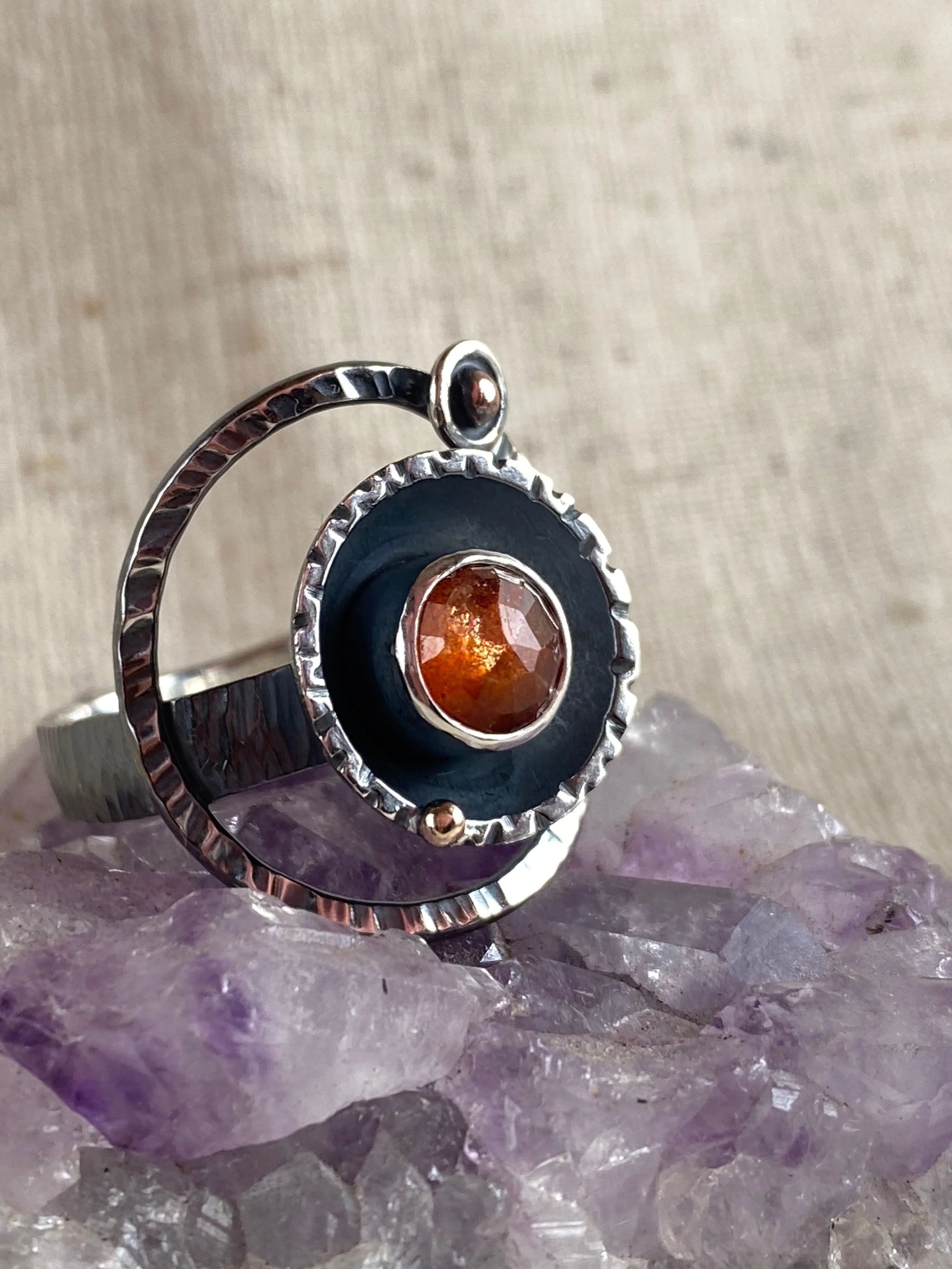 Norwegian sunstone, sterling