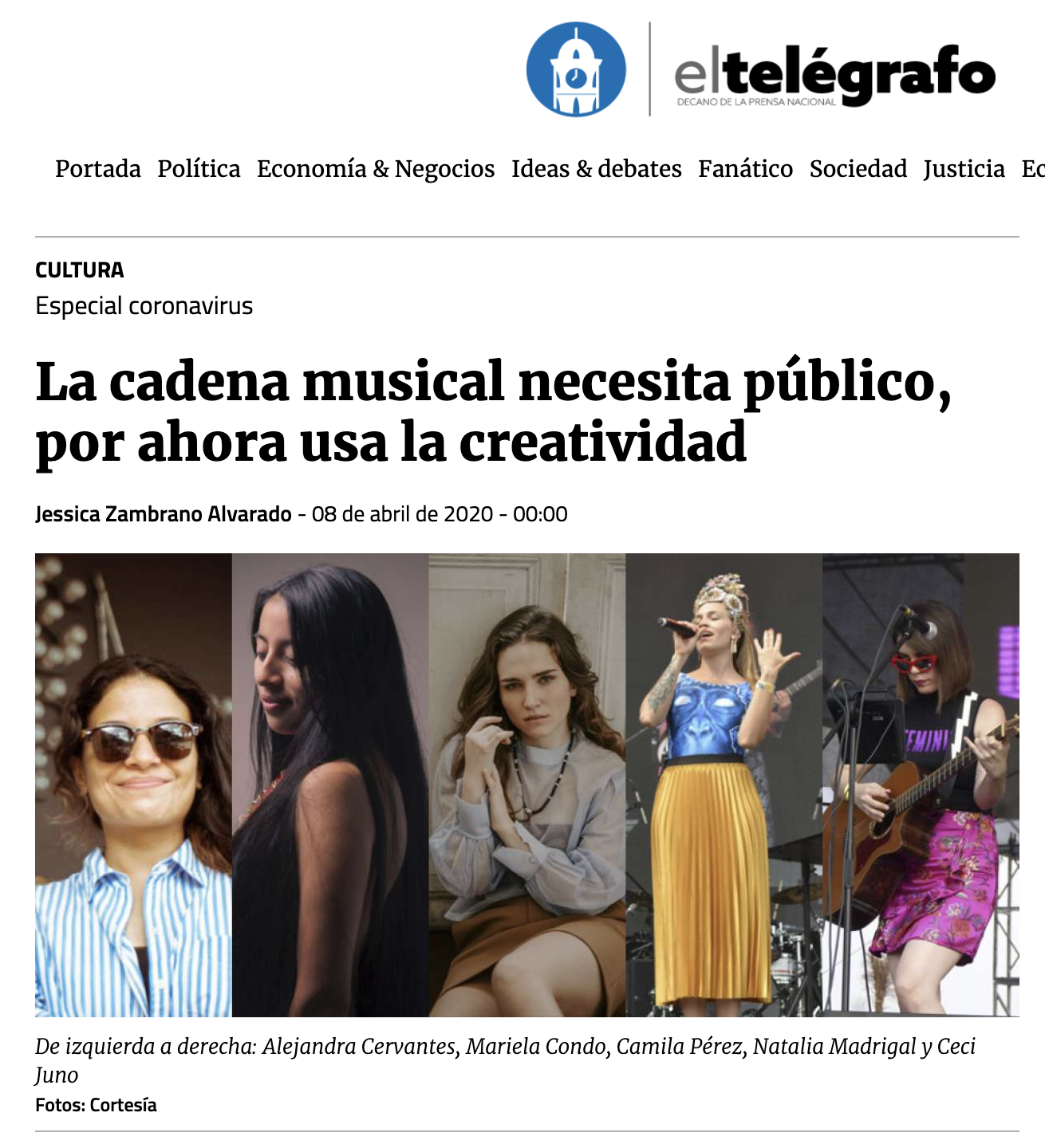 Diario El Telégrafo, 2019