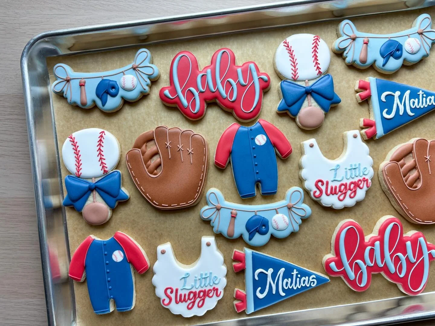 Love these baseball themed baby shower cookies! ⚾️

#cookies #baseballcookies #baseballbabyshower #austincookies